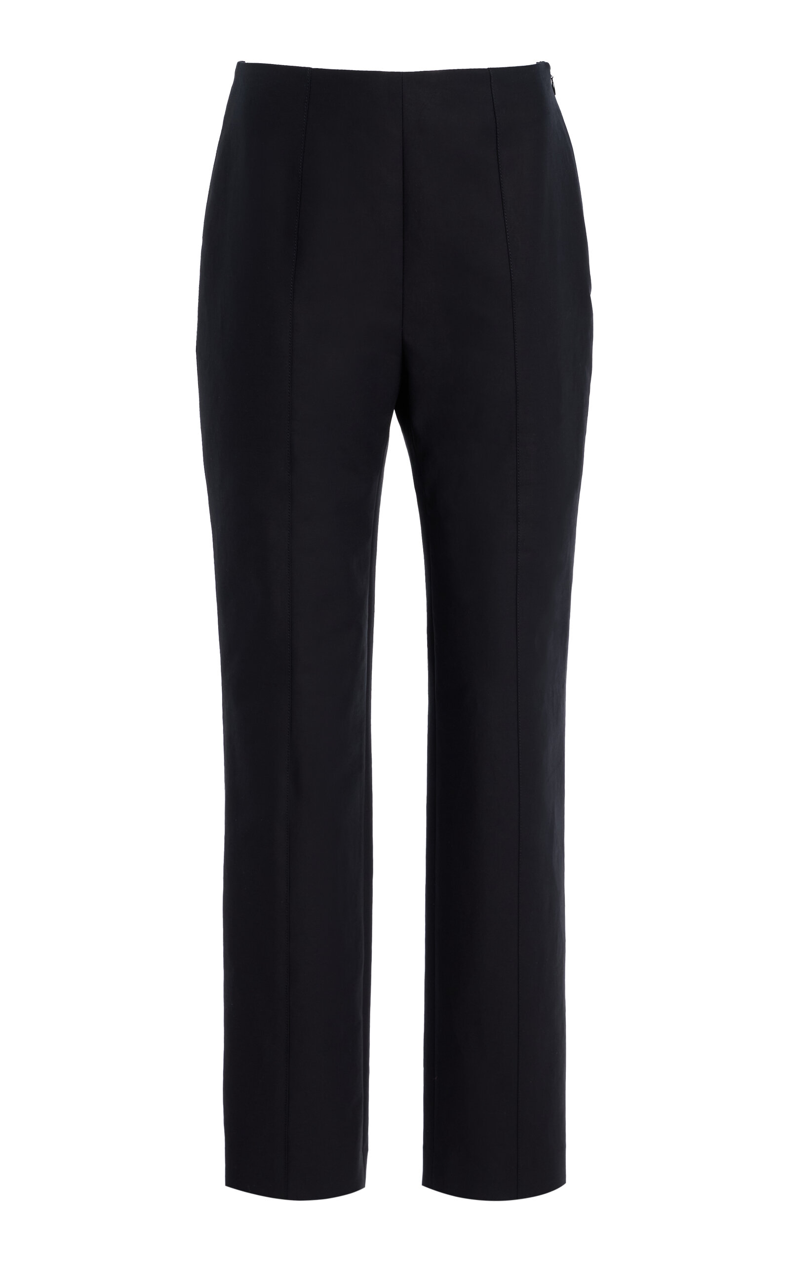 Carolina Herrera Emilie Stretch-Cotton Straight-Leg Pants