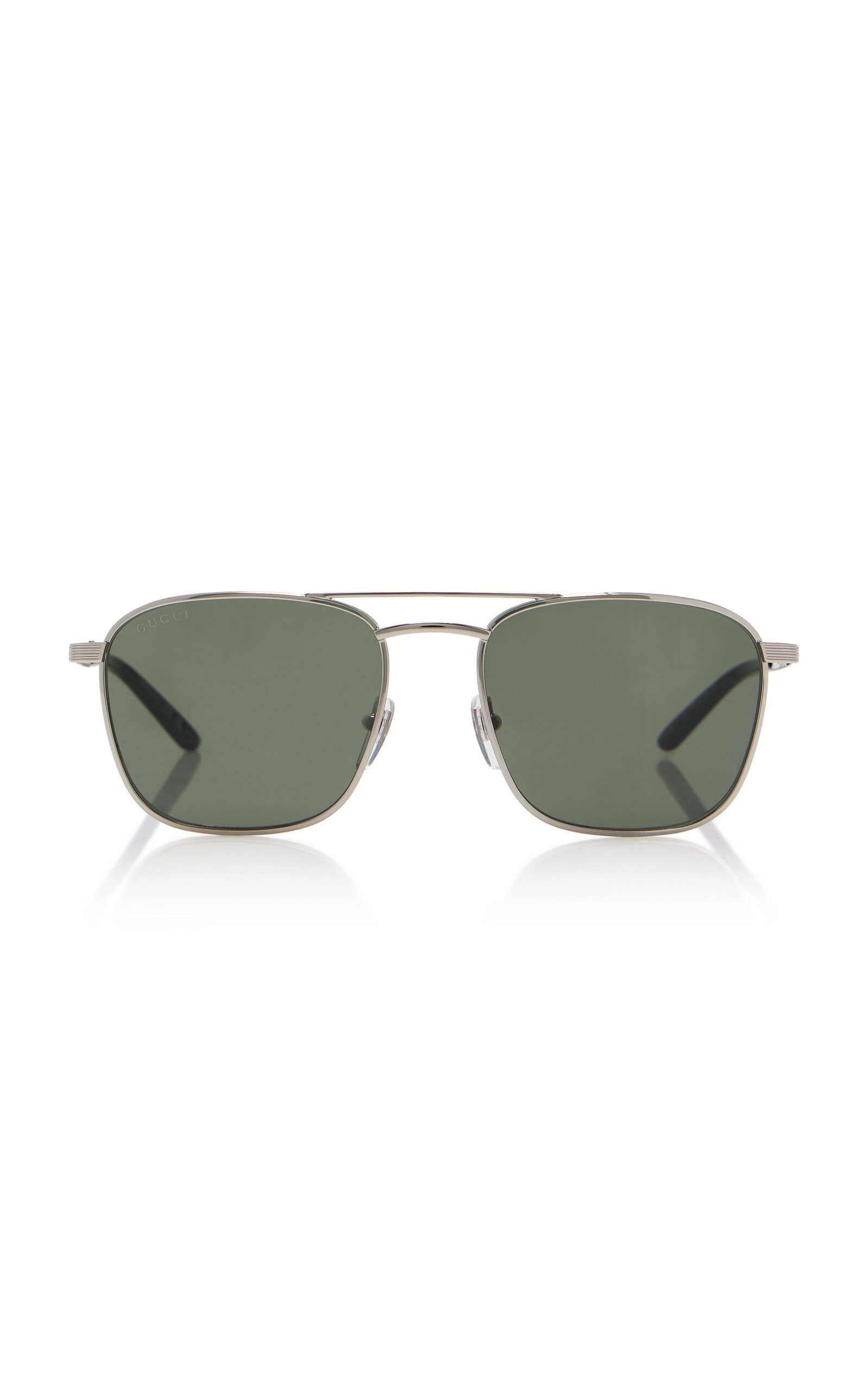 Gucci Aviator-frame Metal Sunglasses