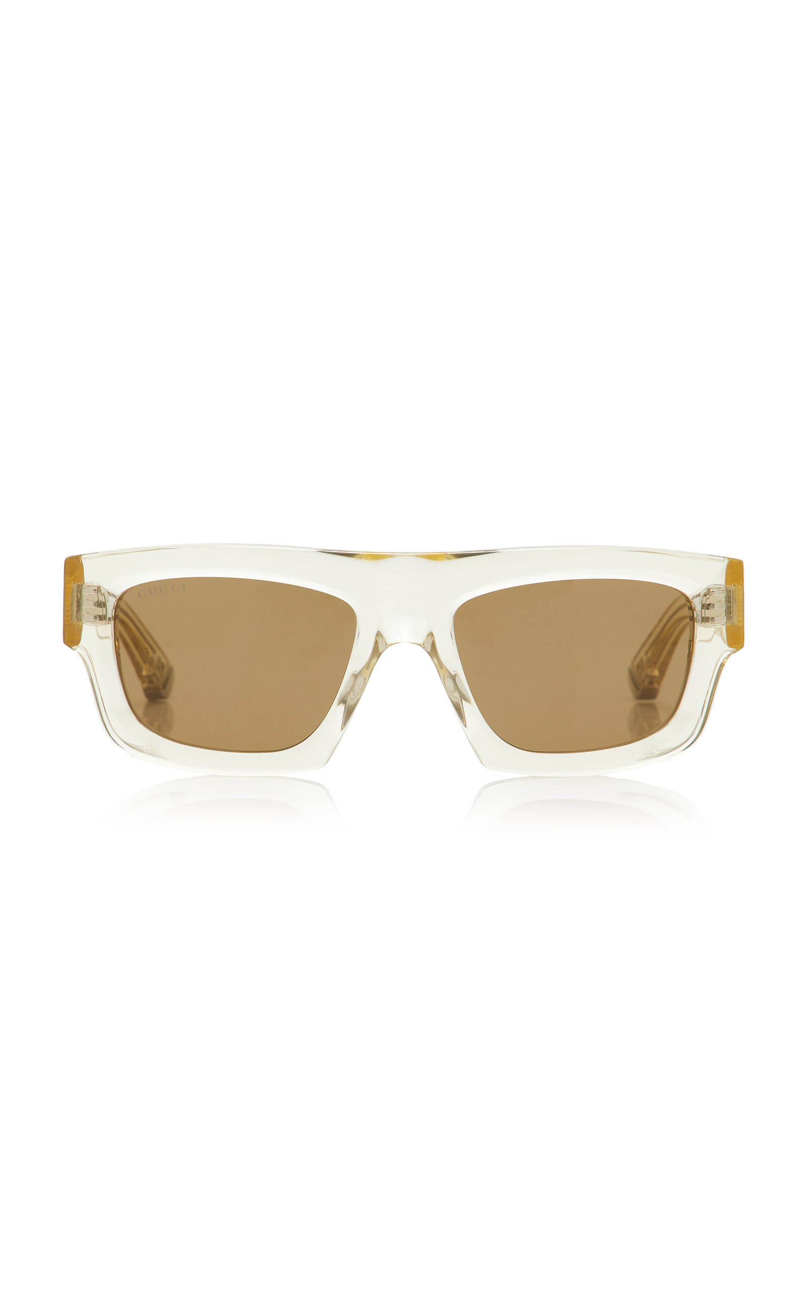 Gucci Fashion Show Oversized Acetate Sunglasses