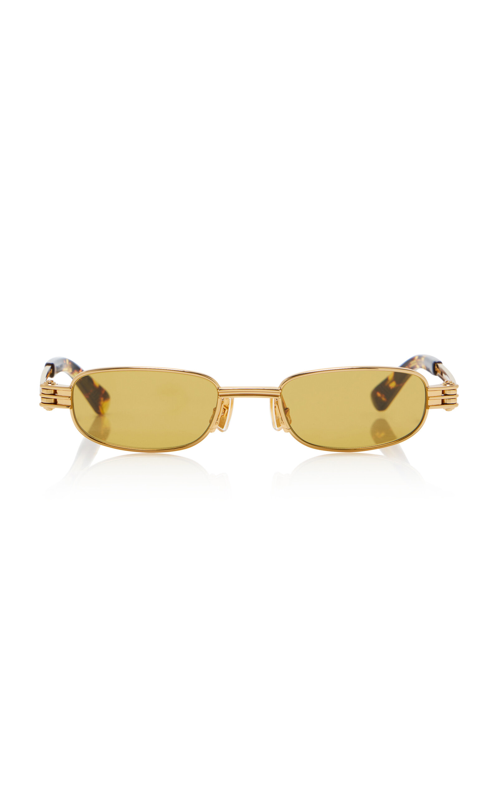 Bottega Veneta Bolt Metal Sunglasses