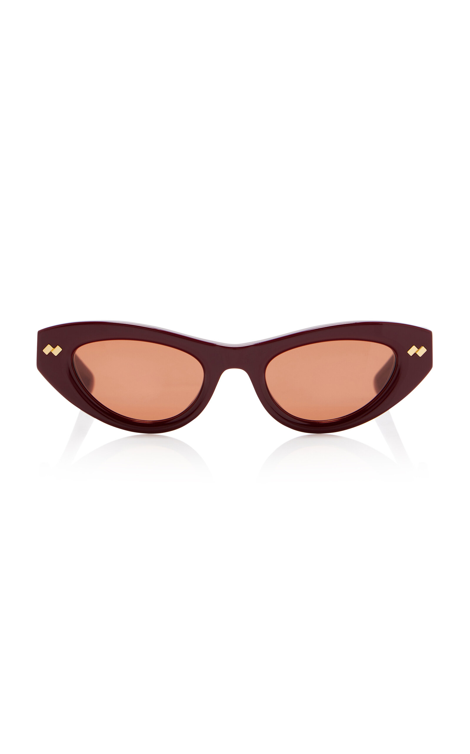 Bottega Veneta Bold Ribbon Stud Acetate Sunglasses