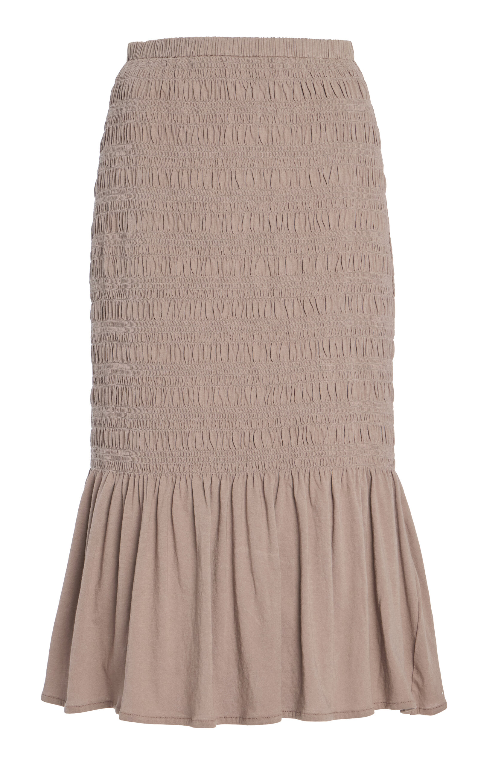 Sereda Cotton-Jersey Midi Skirt