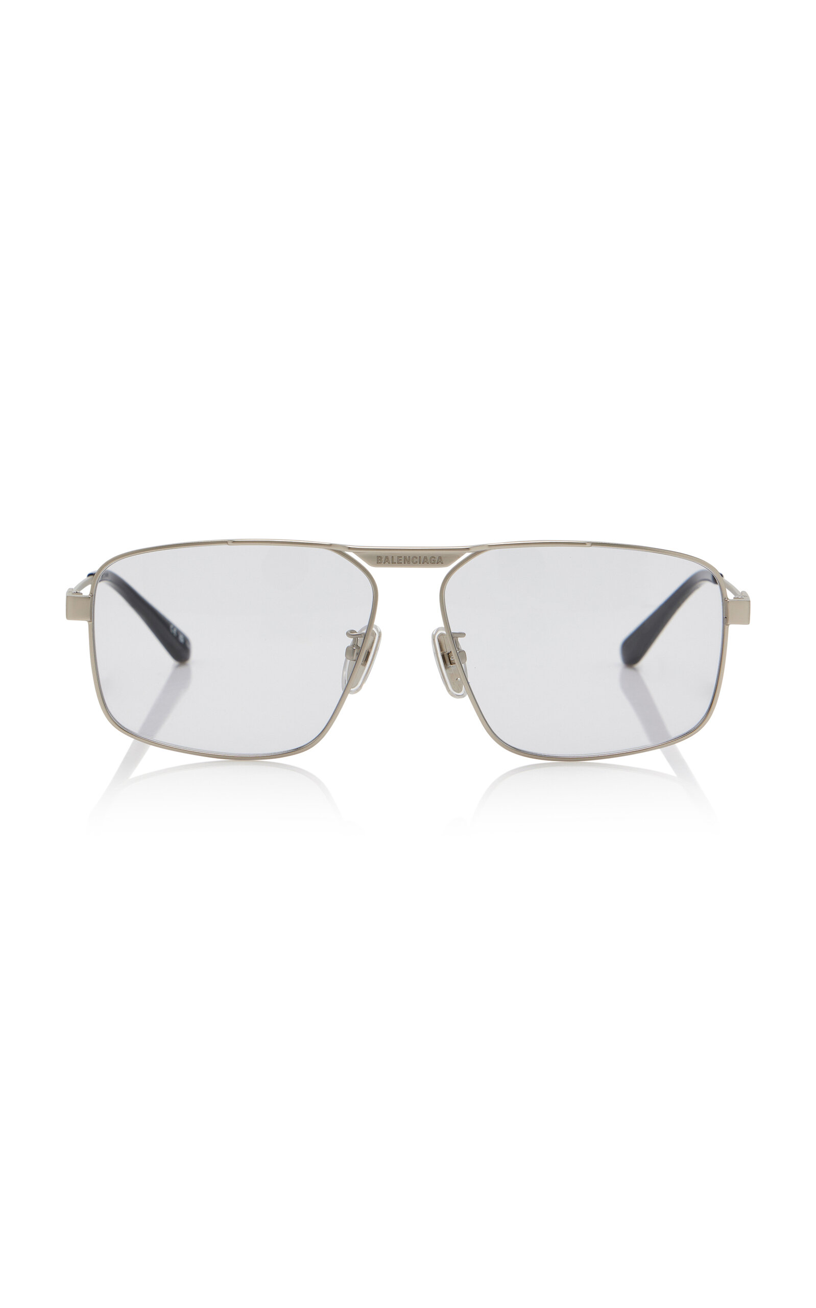 Balenciaga Tag 3.0 Aviator-Frame Metal Sunglasses - Women's Accessories