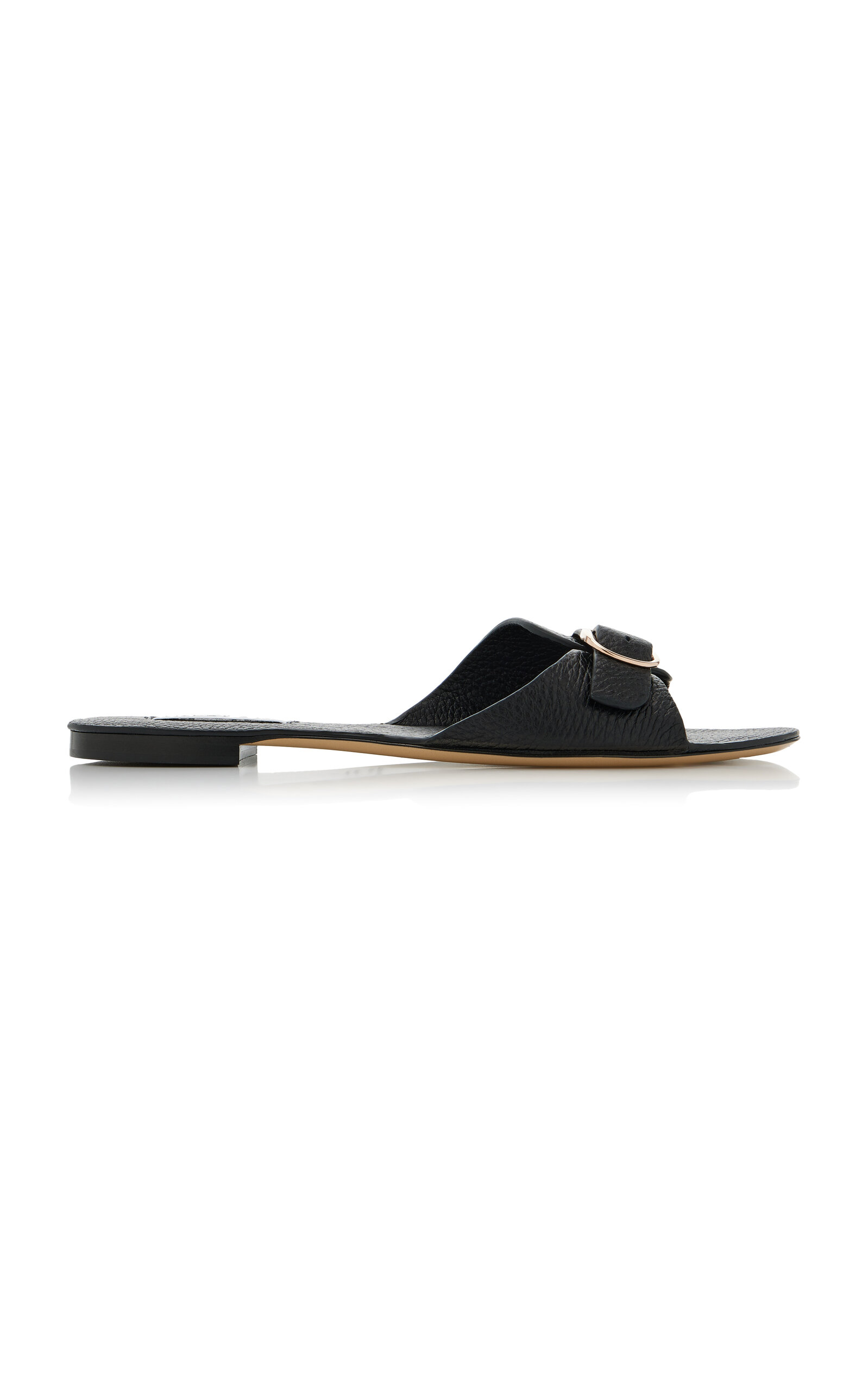 Gabriela Hearst Briar Leather Slide Sandals