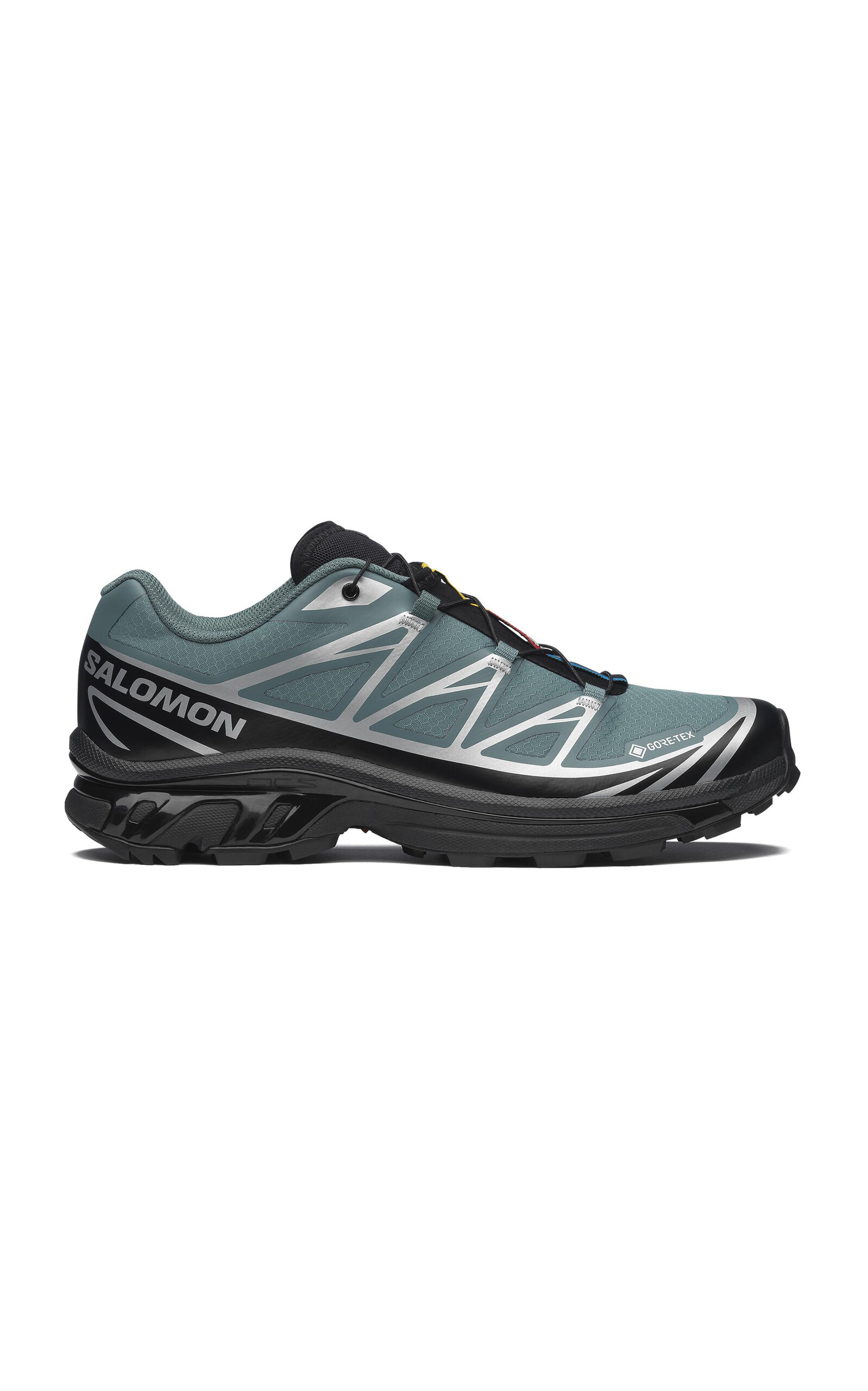 Salomon Xt-6 Gtx Panelled Mesh Sneakers In Blue