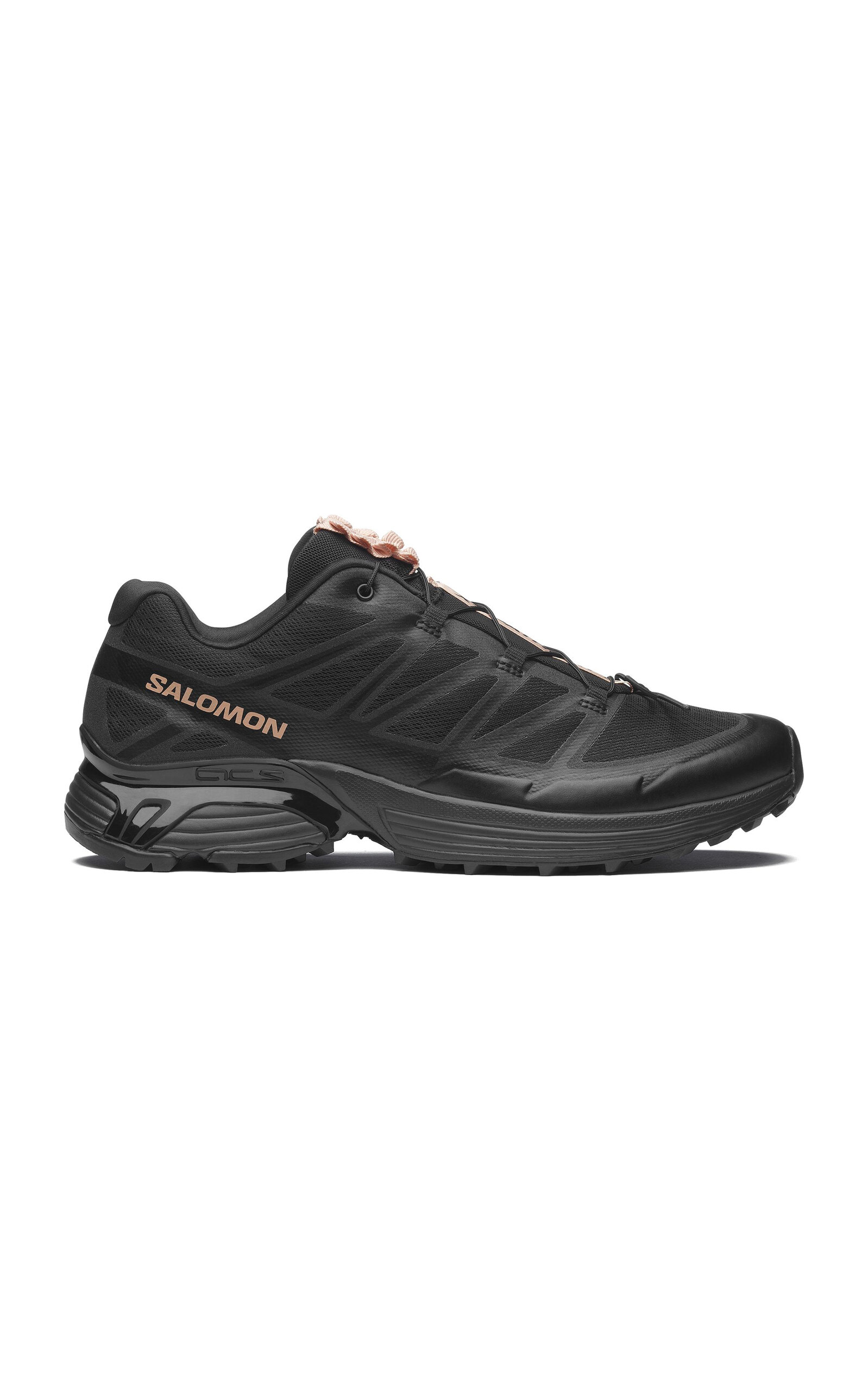 Salomon Xt-pathway 2 Satin Sneakers In Black