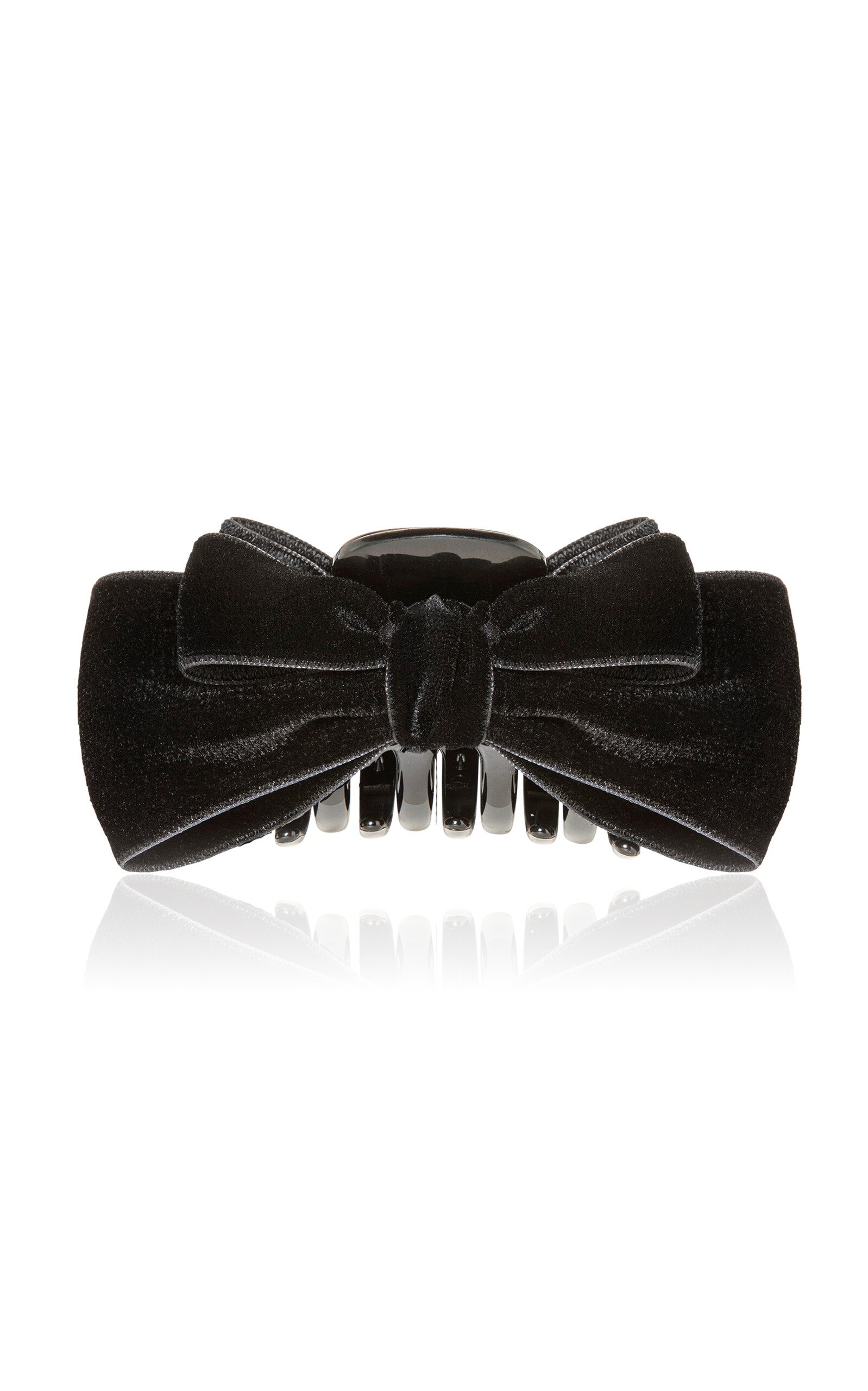 Jennifer Behr Matilda Bow-detailed Claw Clip In Black