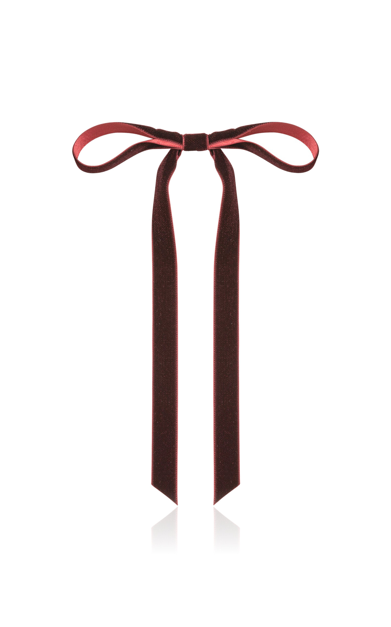 Jennifer Behr Aida Velvet Bow Barrette