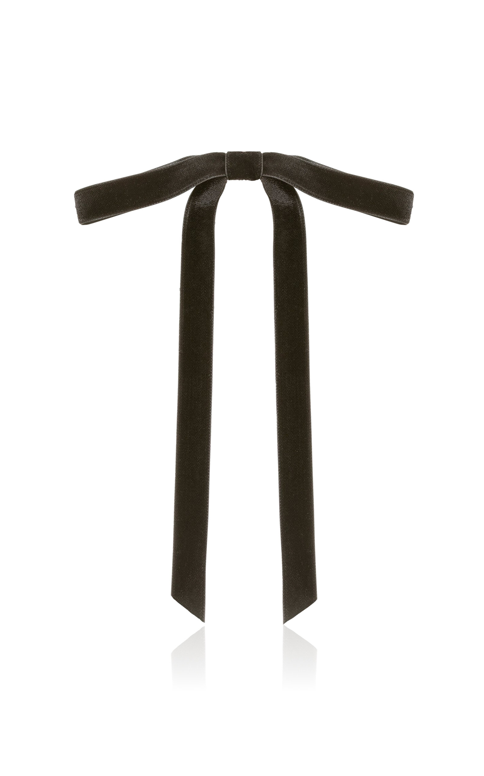 Jennifer Behr - Adley Velvet Bow Barrette - Black - OS - Moda Operandi 198$