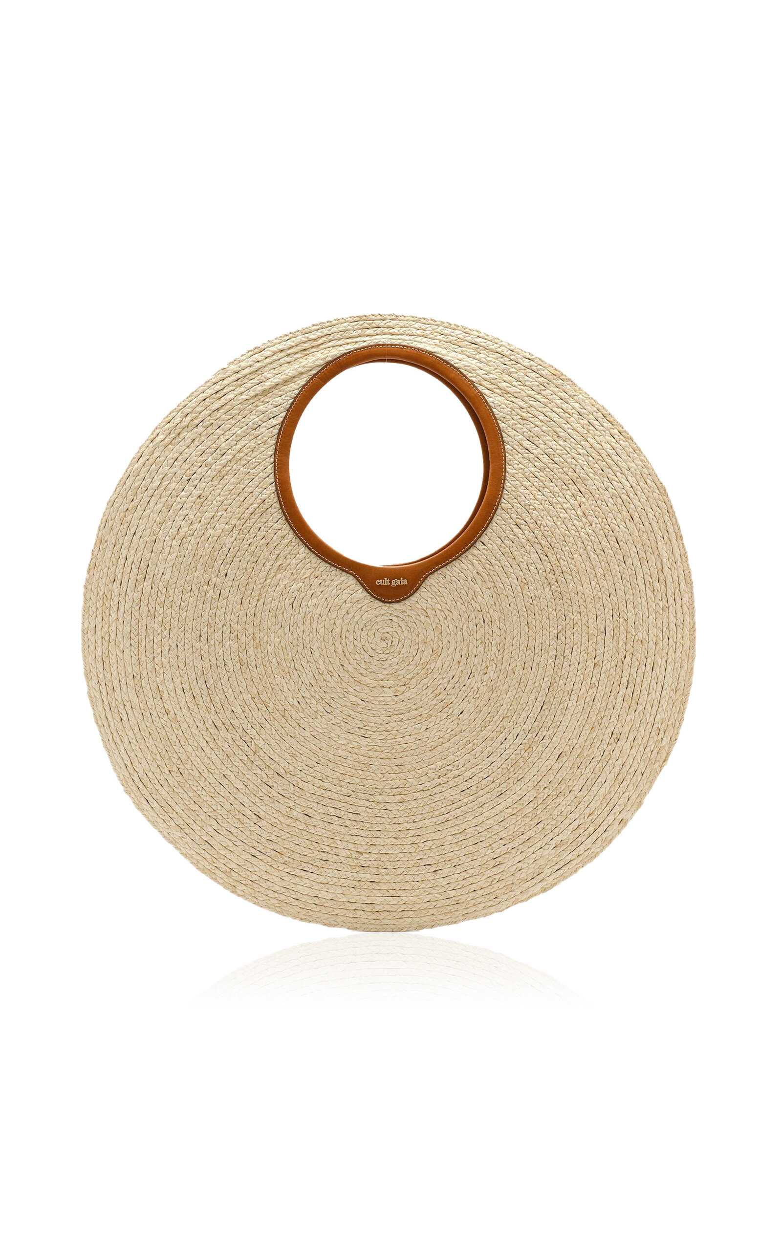 Amun Oversized Raffia Shoulder Bag