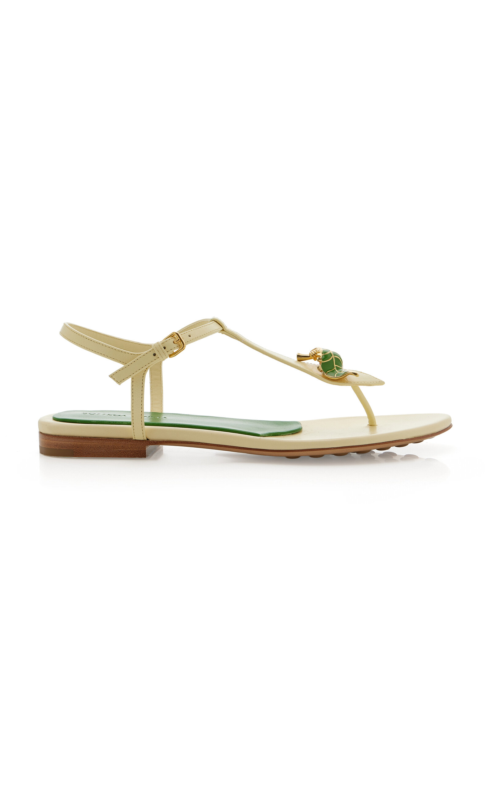 Bottega Veneta Rana Bamboo-Detailed Leather Sandals