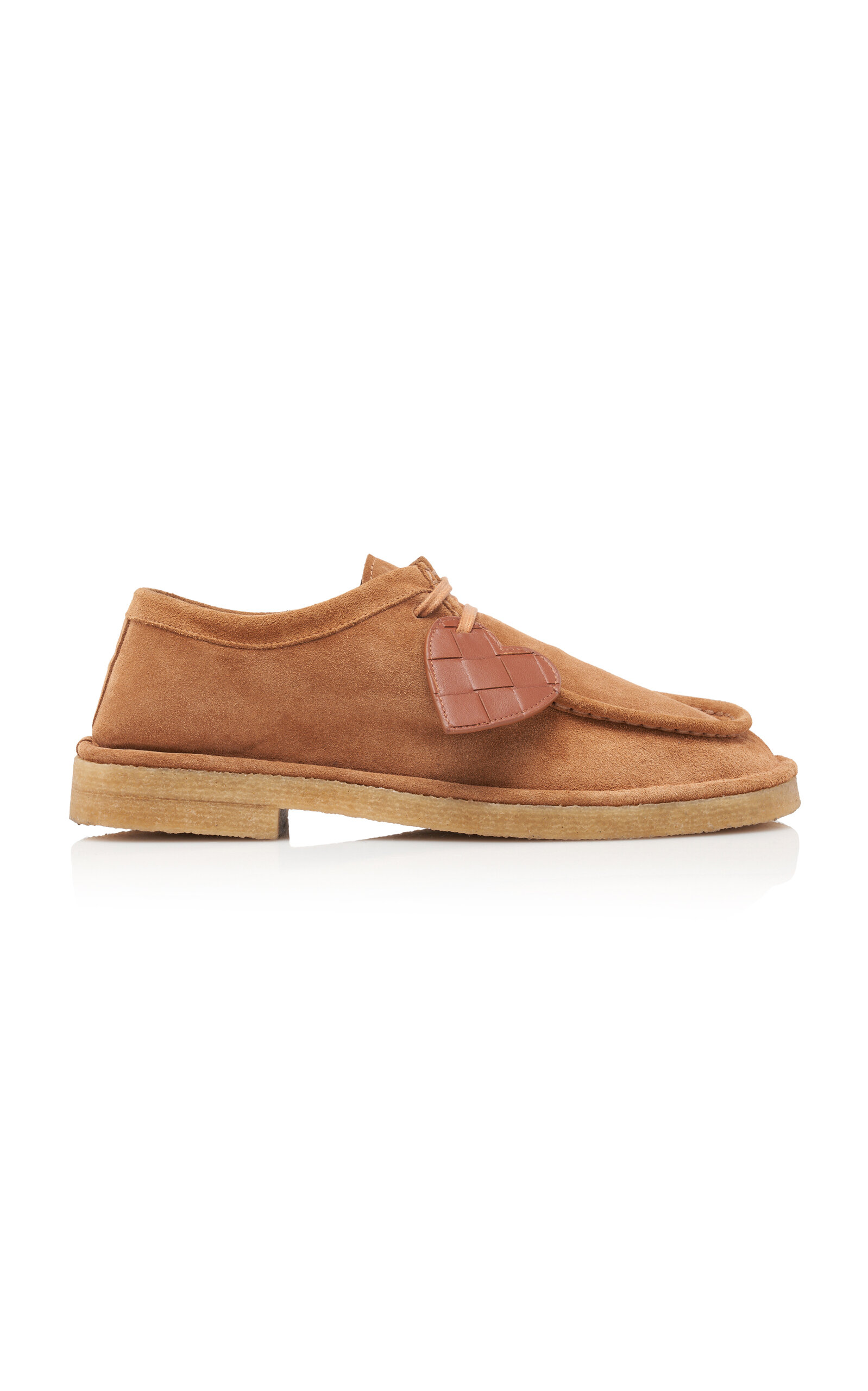 Bottega Veneta - Daddy Suede Derby Loafers - Tan - IT 40 - Moda Operandi