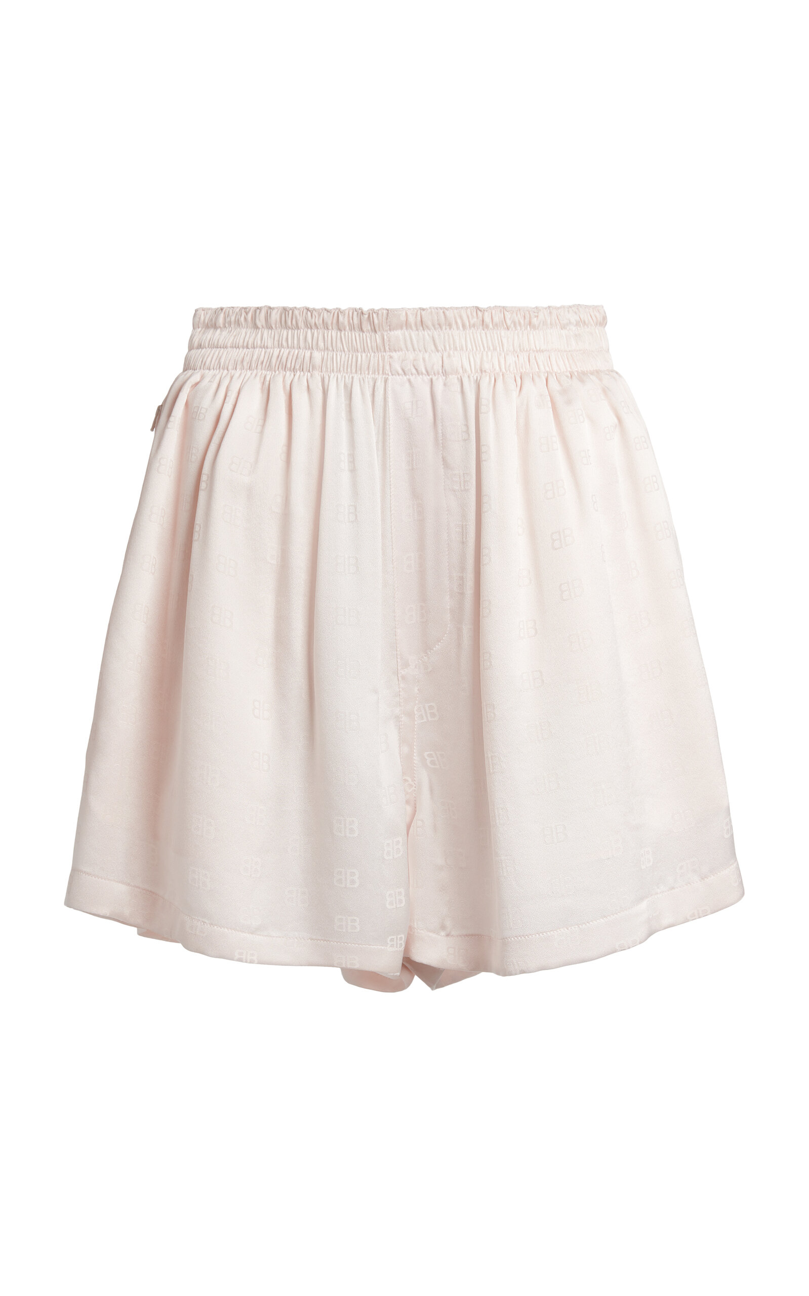 Balenciaga Logo-Jacquard Silk Boxer Shorts