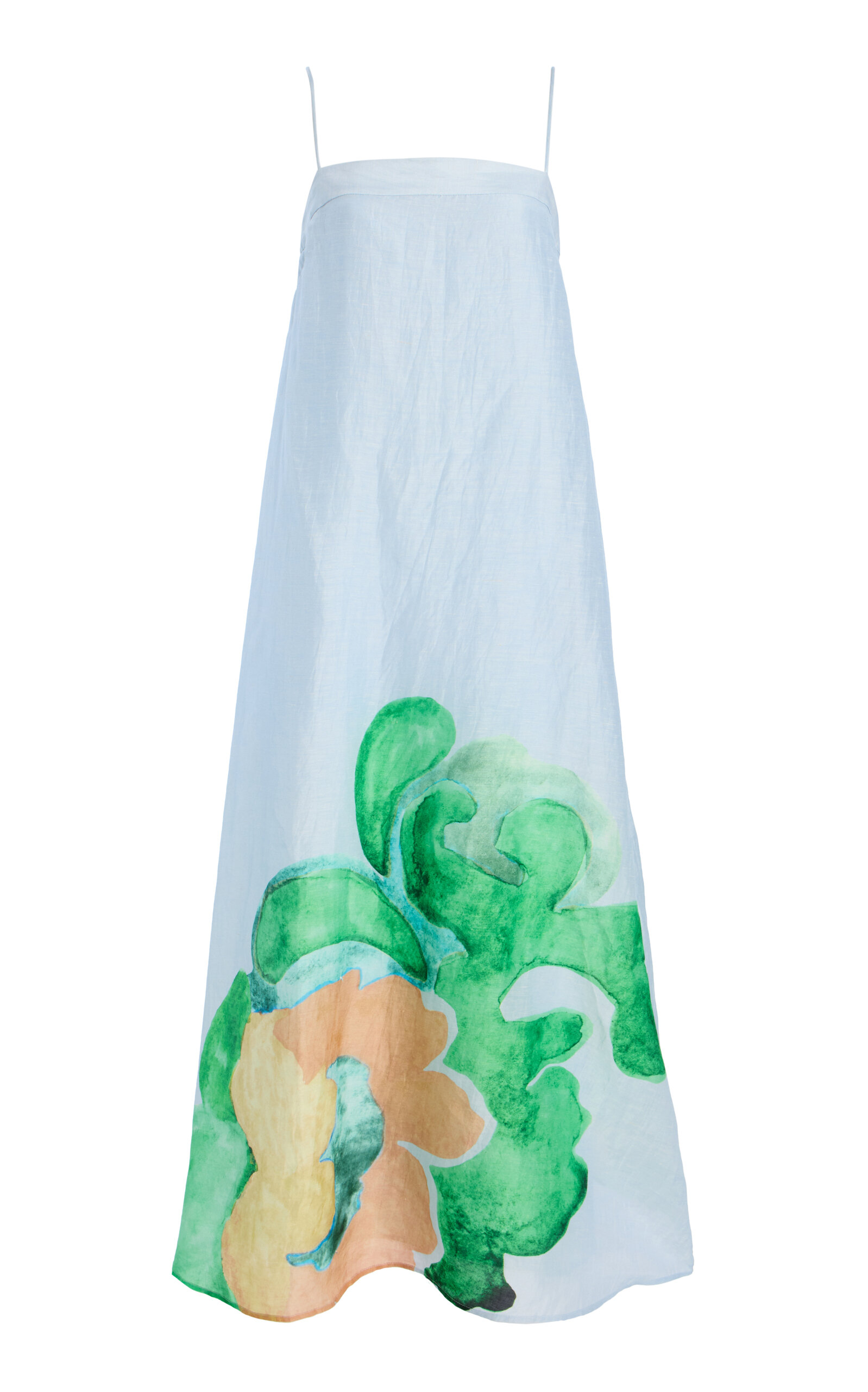 Significant Other Exclusive Edith Linen-Blend Maxi Dress - Blue - Men's Clothing