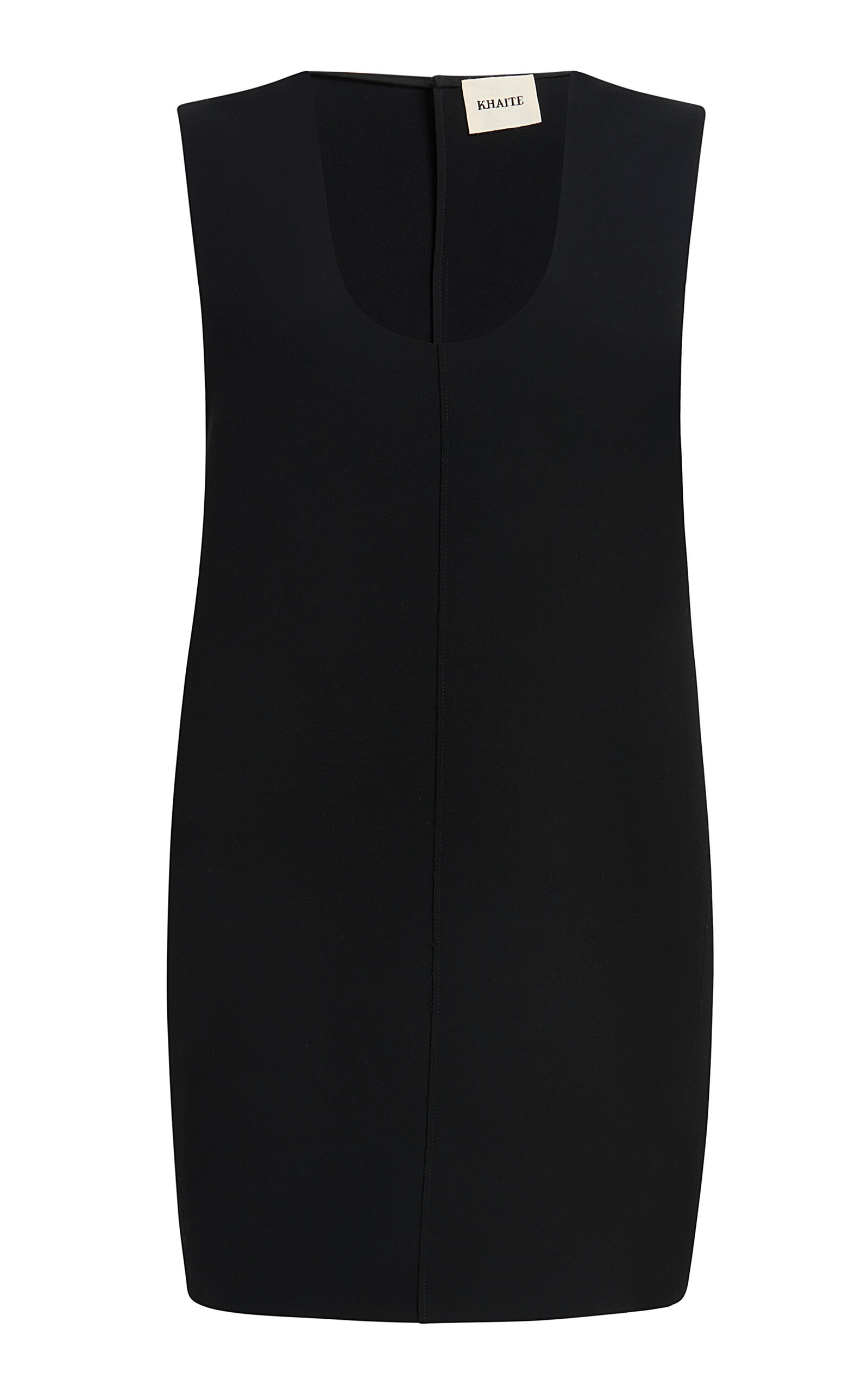 Khaite Nyona Double-Faced Crepe Mini Dress