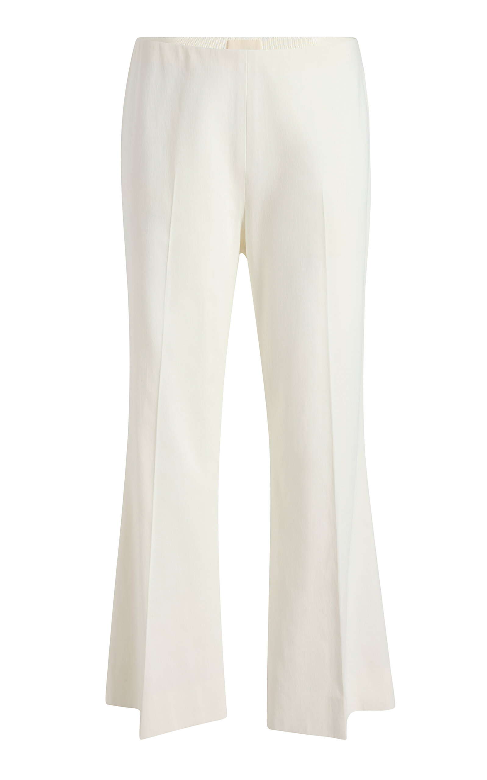 Khaite Walter Cotton-canvas Pants In White