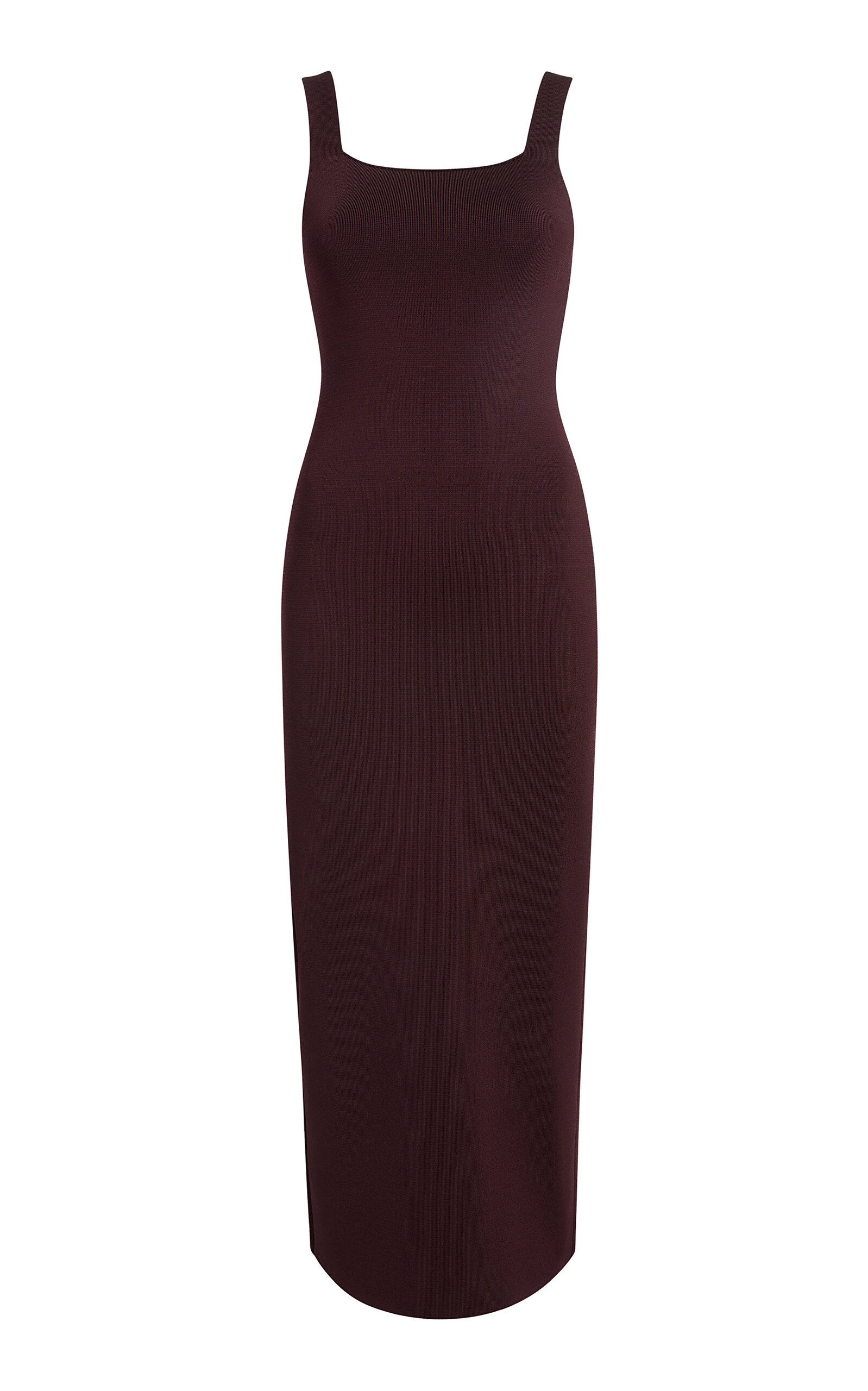 Khaite Dixi Dress In Burgundy