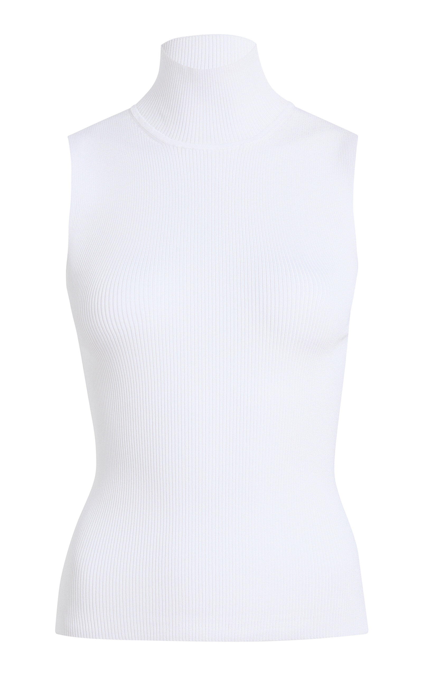 Khaite Benita Ribbed-Knit Turtleneck Top