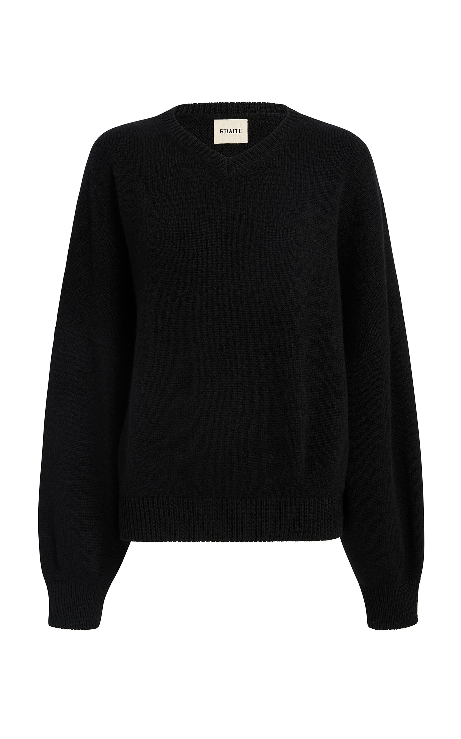 Khaite Wolfe Cashmere Sweater In Black