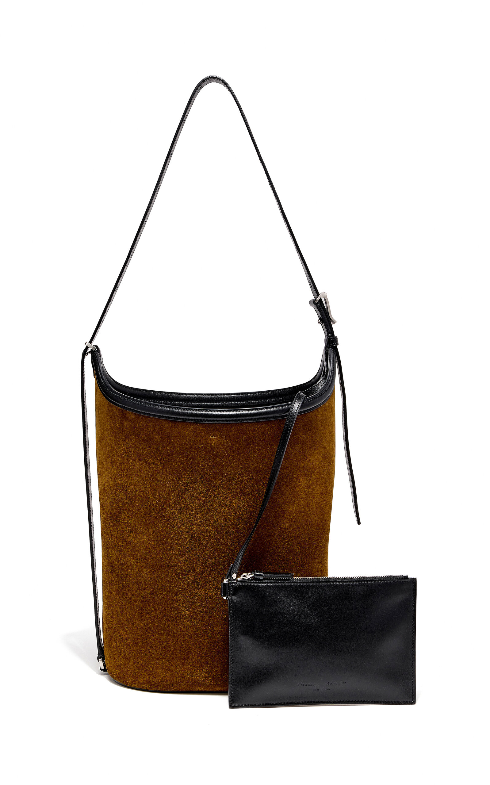 Proenza Schouler Brant Suede Bucket Bag - Brown - OS