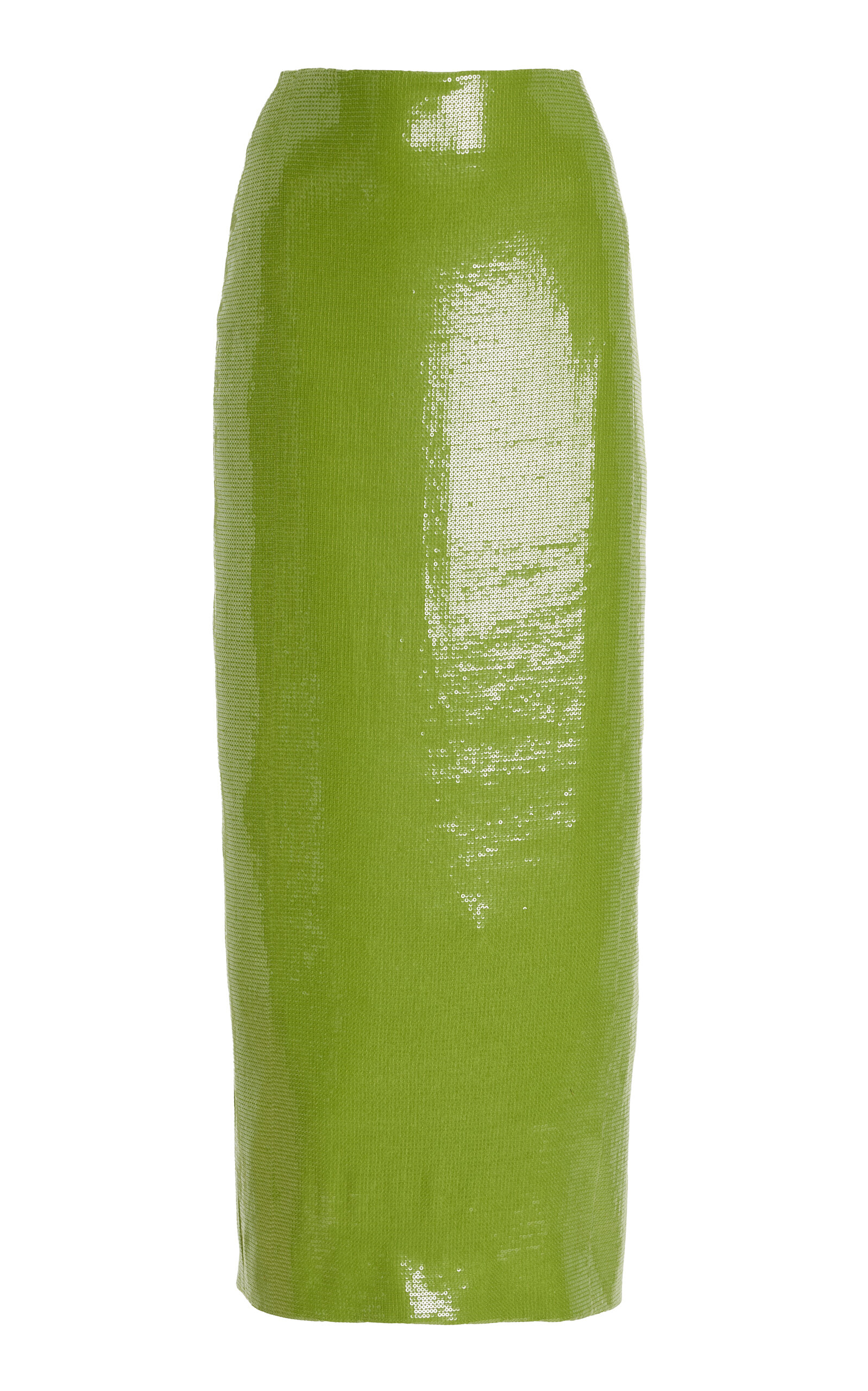 OSCAR DE LA RENTA SEQUINED JERSEY MAXI SKIRT