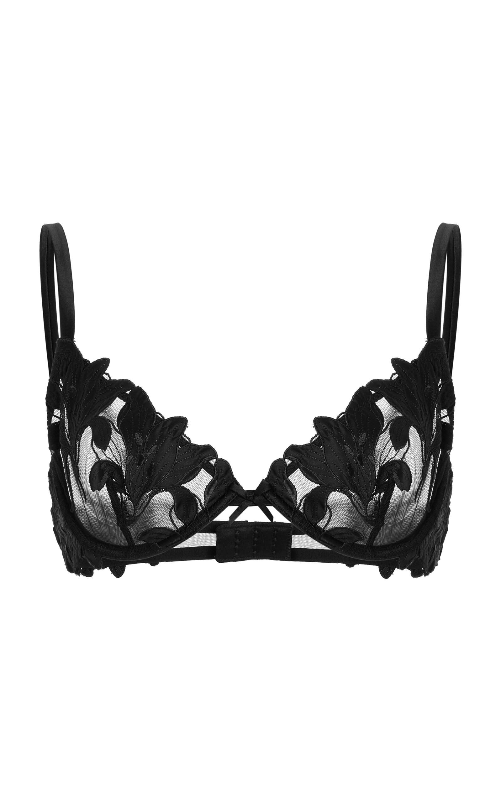Fleur du Mal Lily Plunge Demi Bra