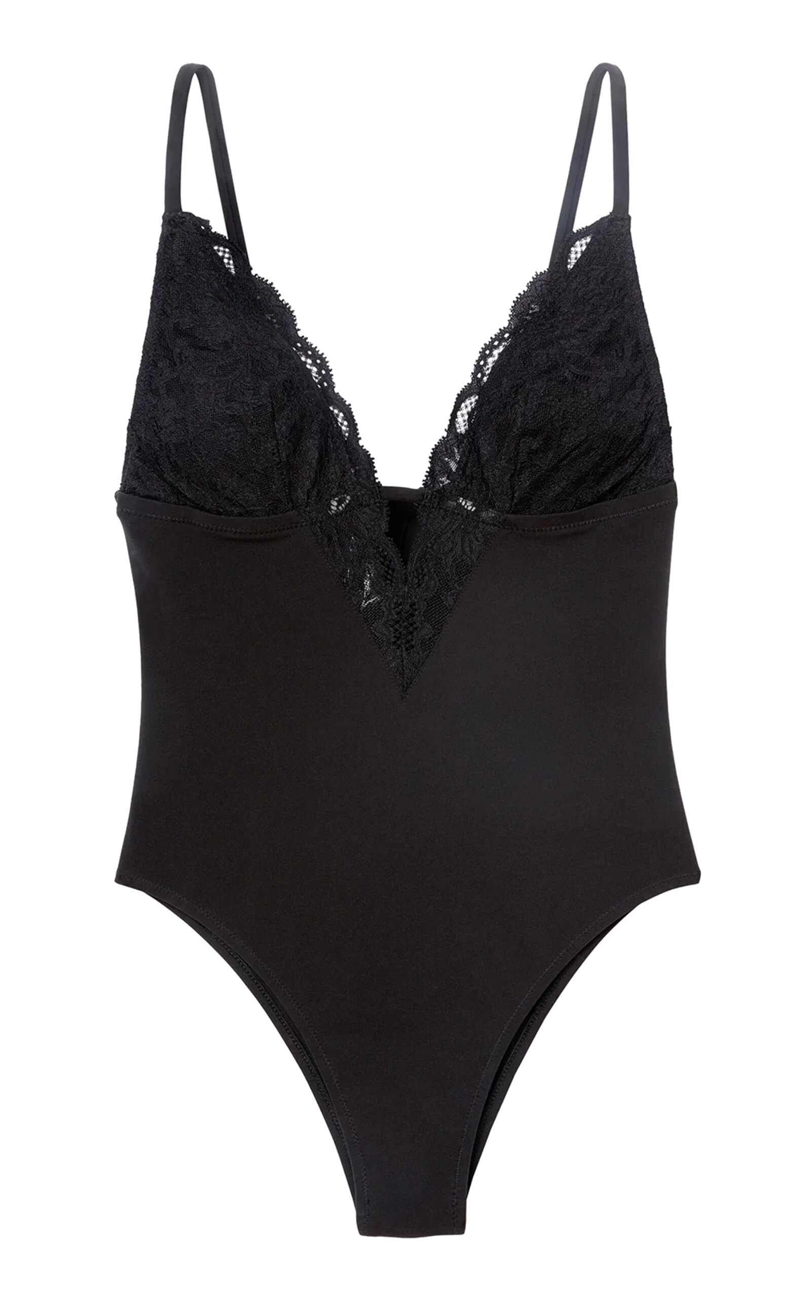 Charlotte Lace and Recycled Jersey 3-Way Bodysuit
