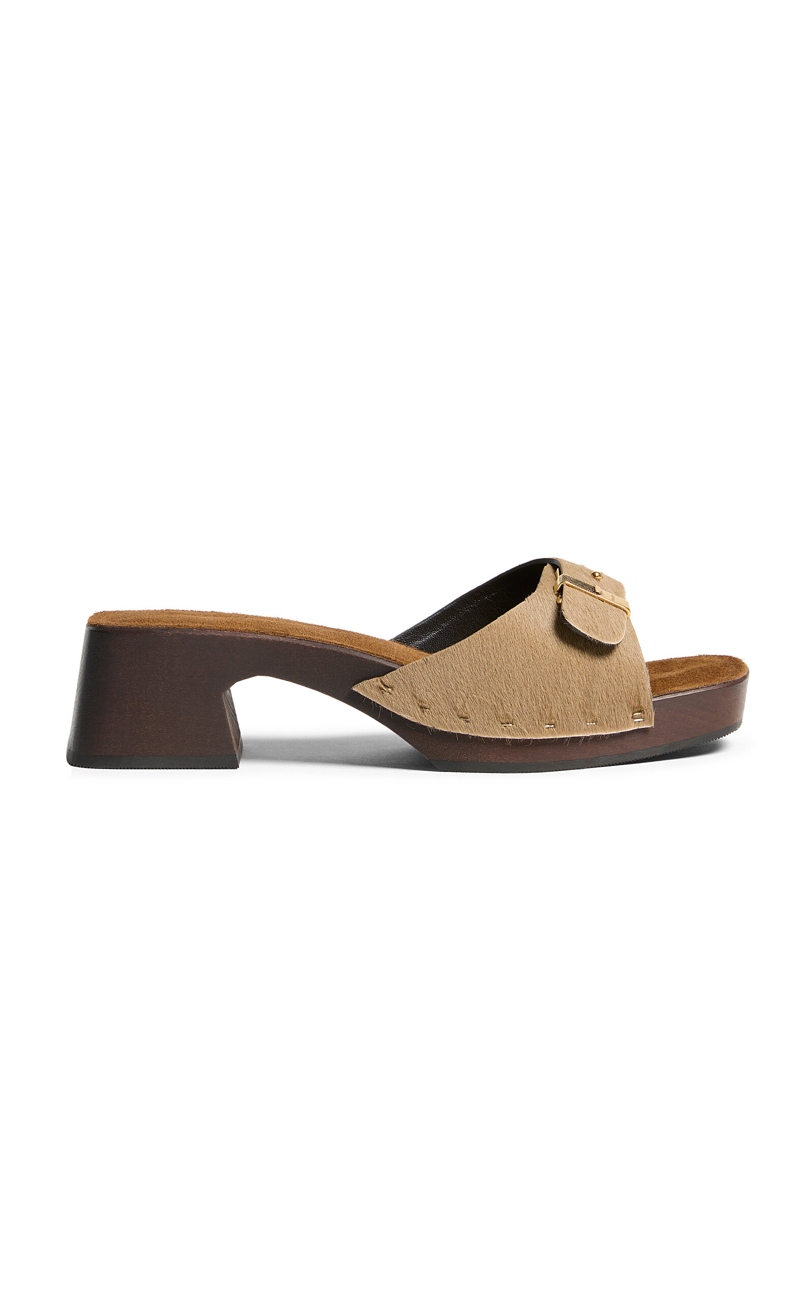 Britt Pony Hair Clogs