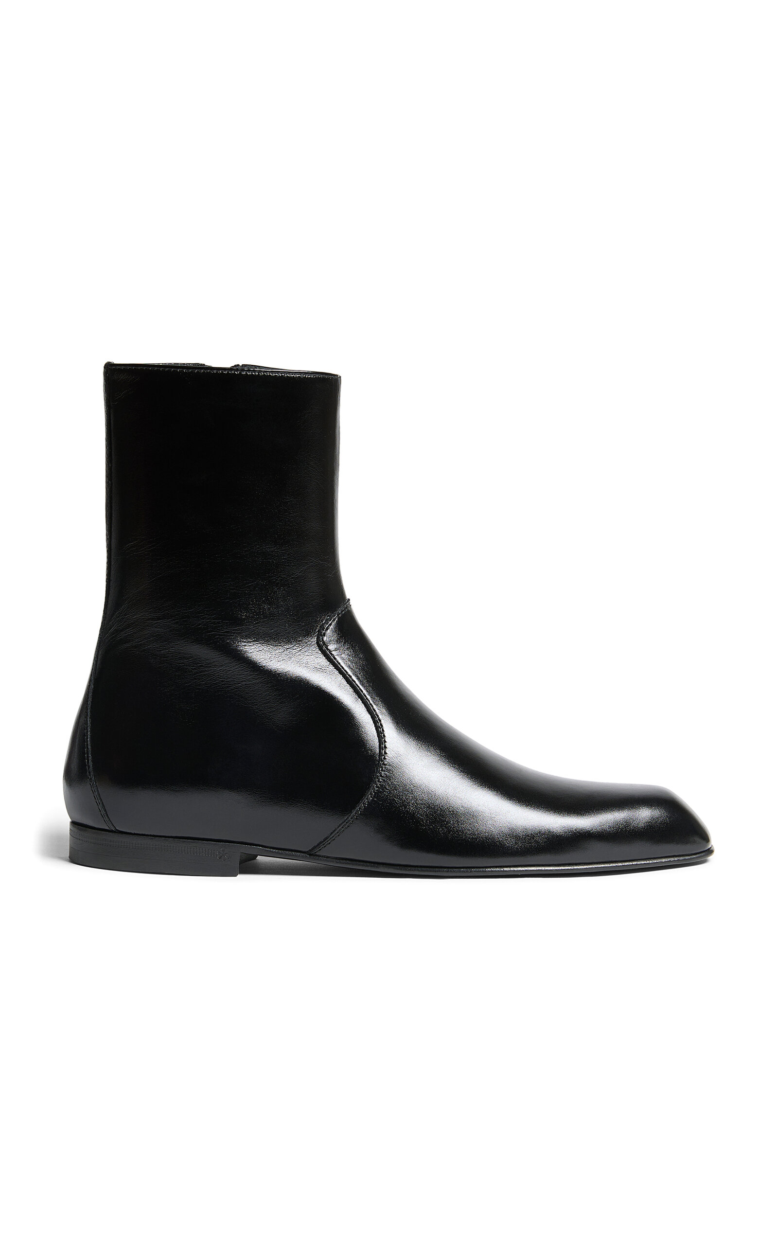 Khaite Colt Leather Ankle Boots - Moda Operandi