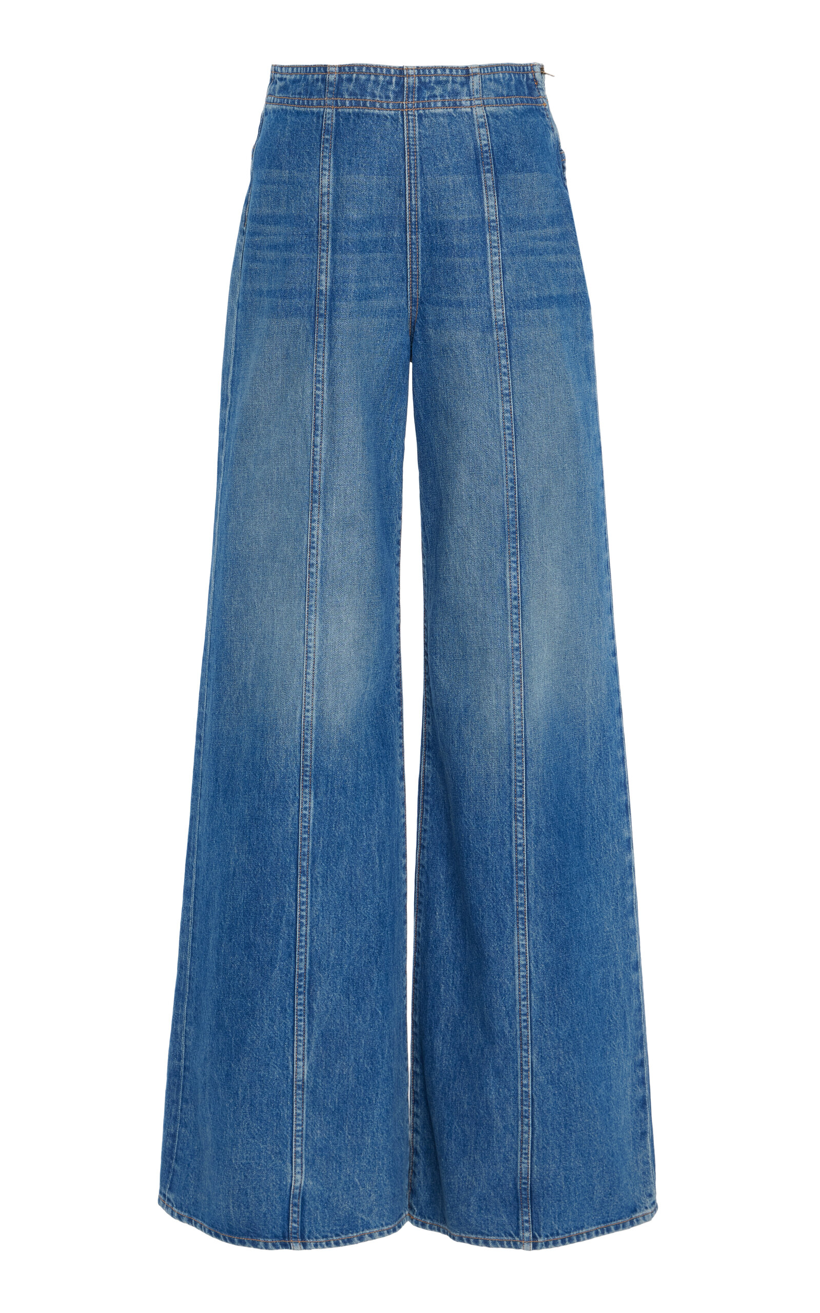 Ulla Johnson The Bianca High-Rise Wide-Leg Jeans