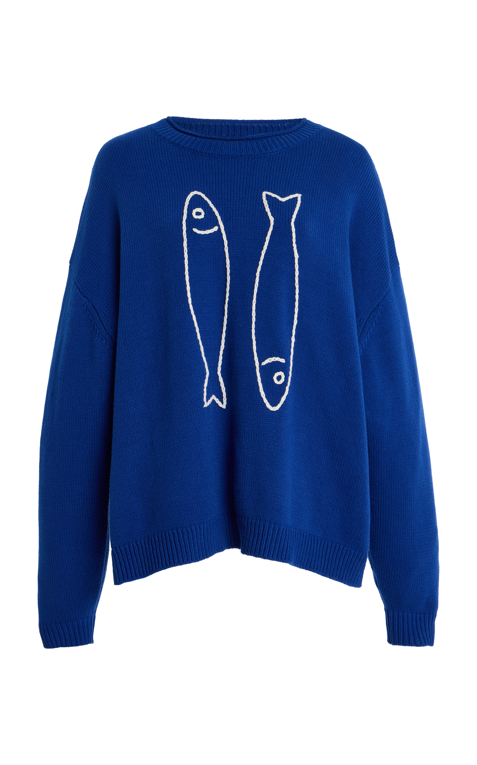 Staud Giada Cotton-blend Sweater