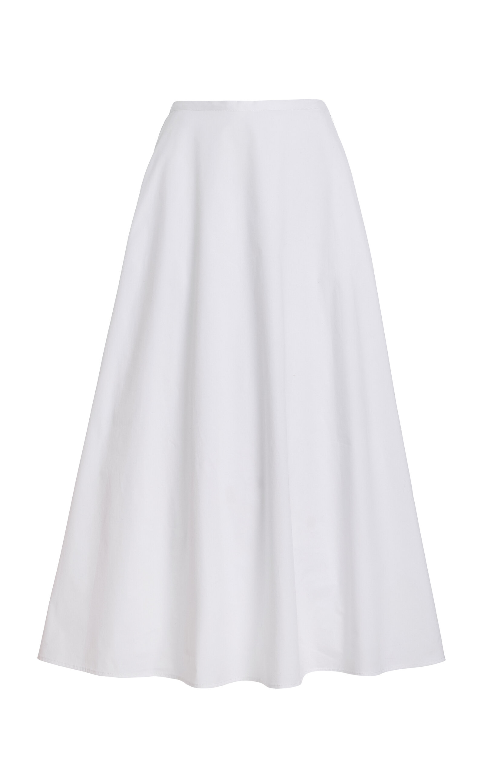 STAUD Axel Cotton Maxi Skirt