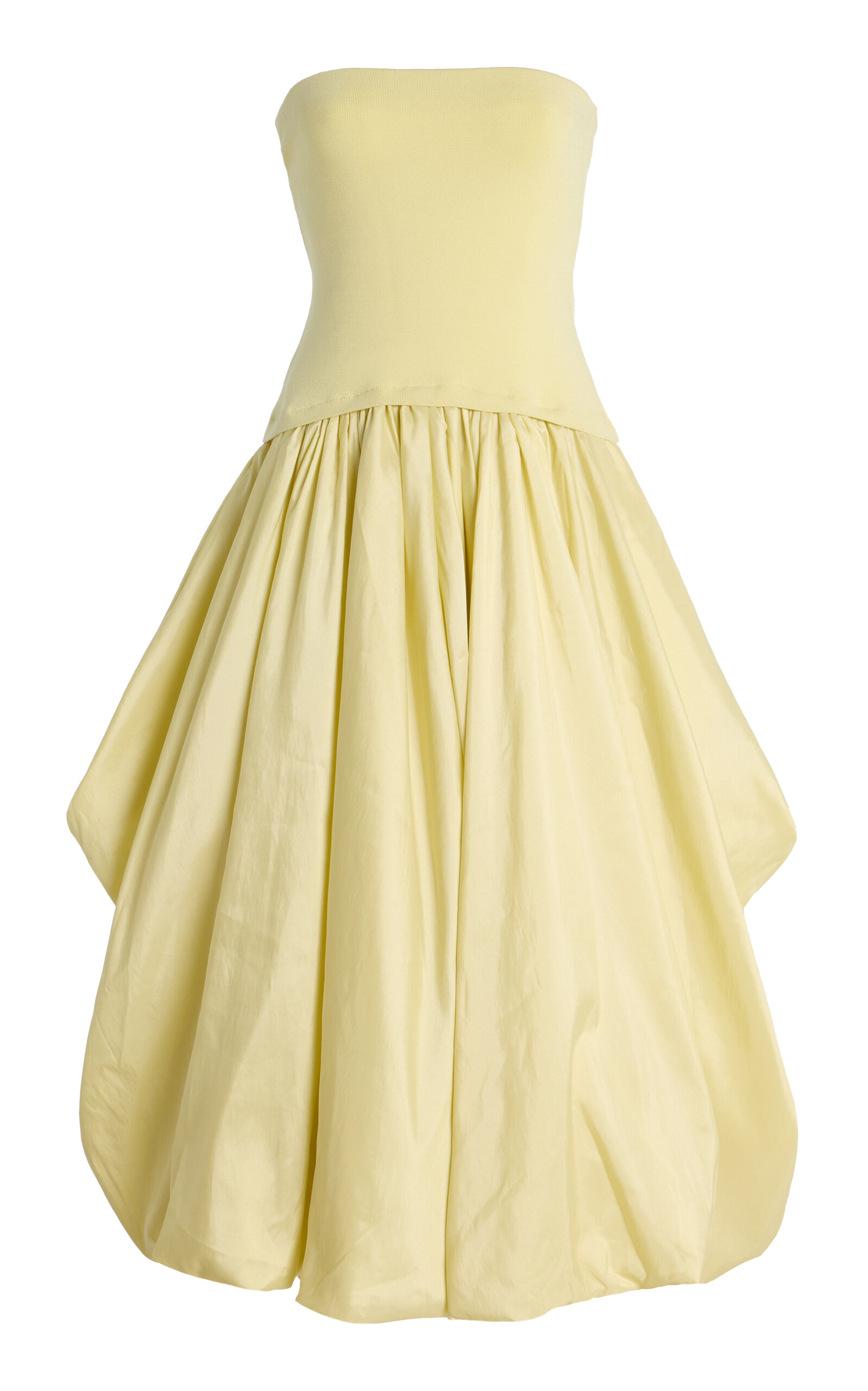 Simkhai Izzy Midi Dress In Yellow