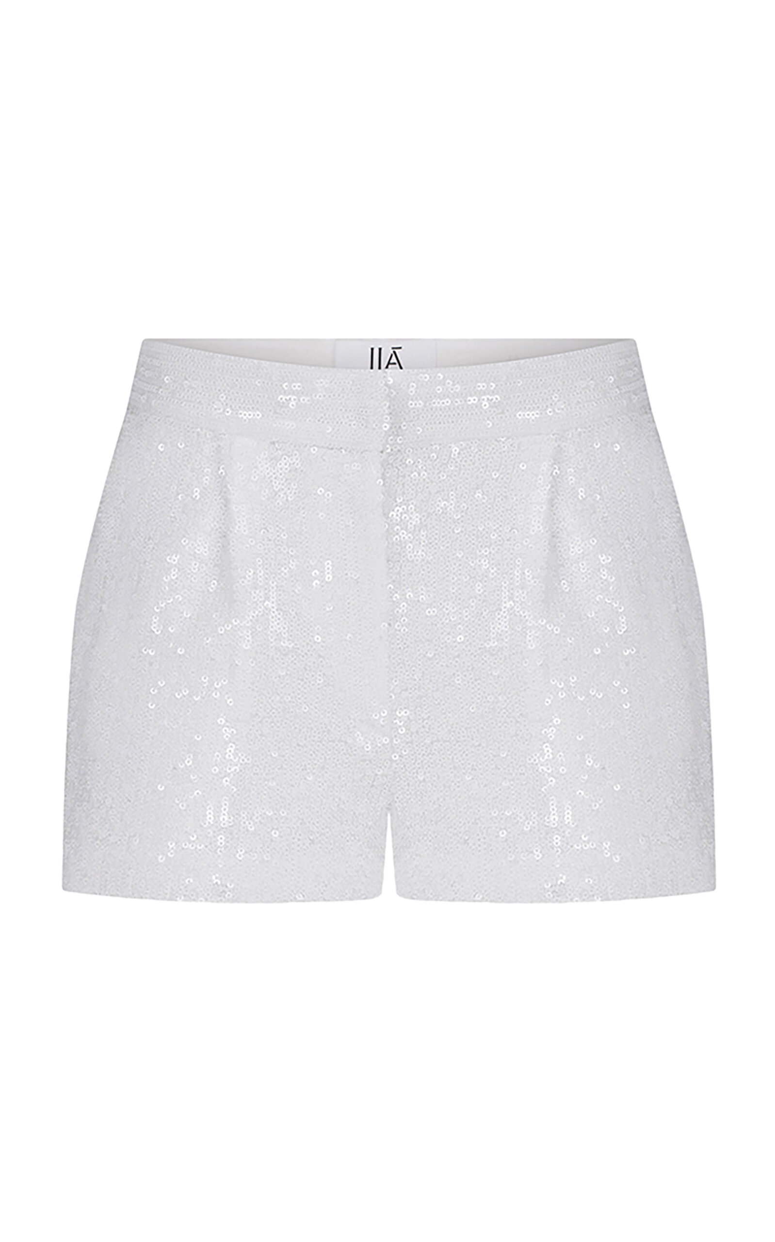 Ila Nial Sequined Shorts In White