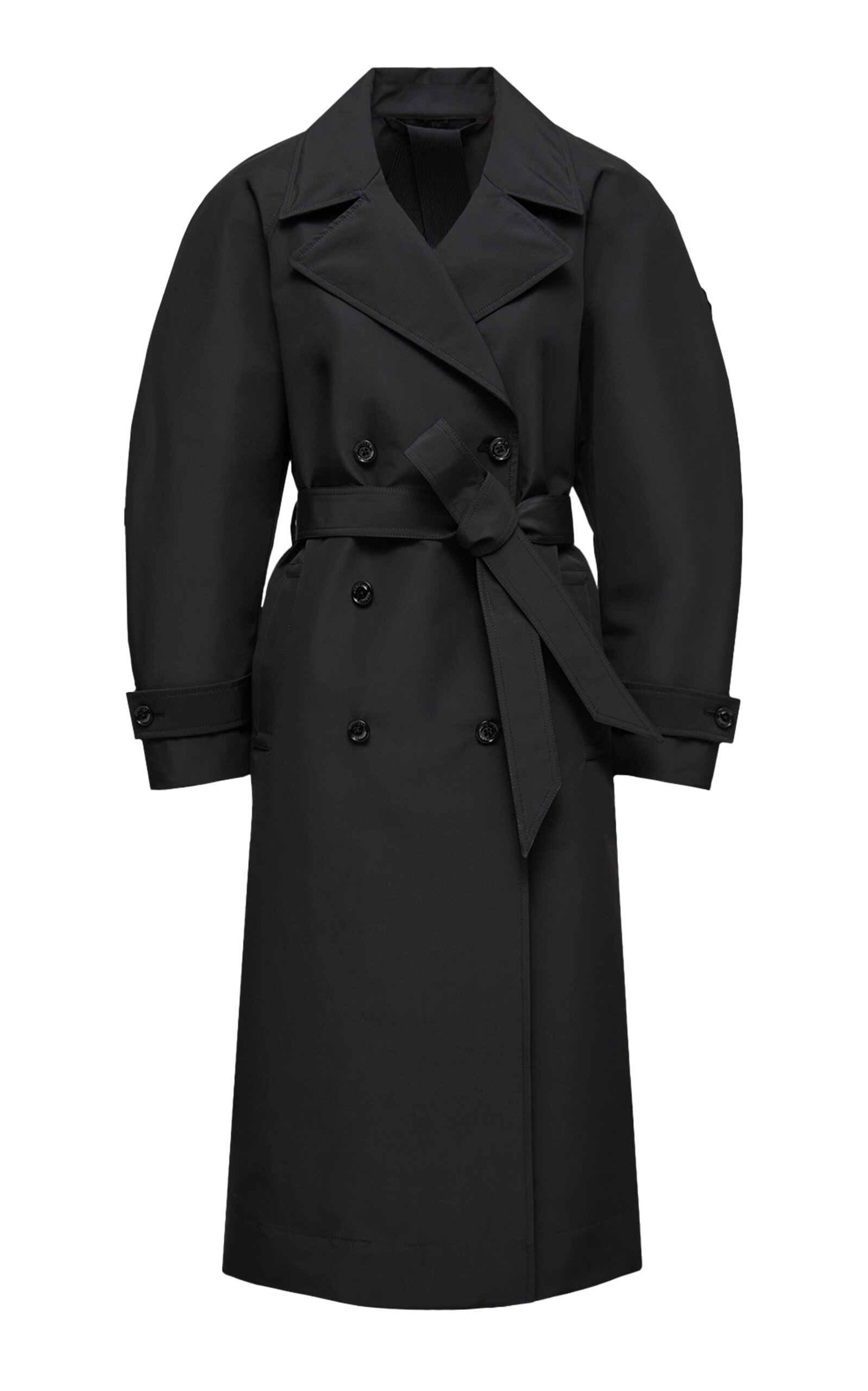 Moncler Genius X Ee72 By Edward Enninful Zake Long Trench Coat In Black