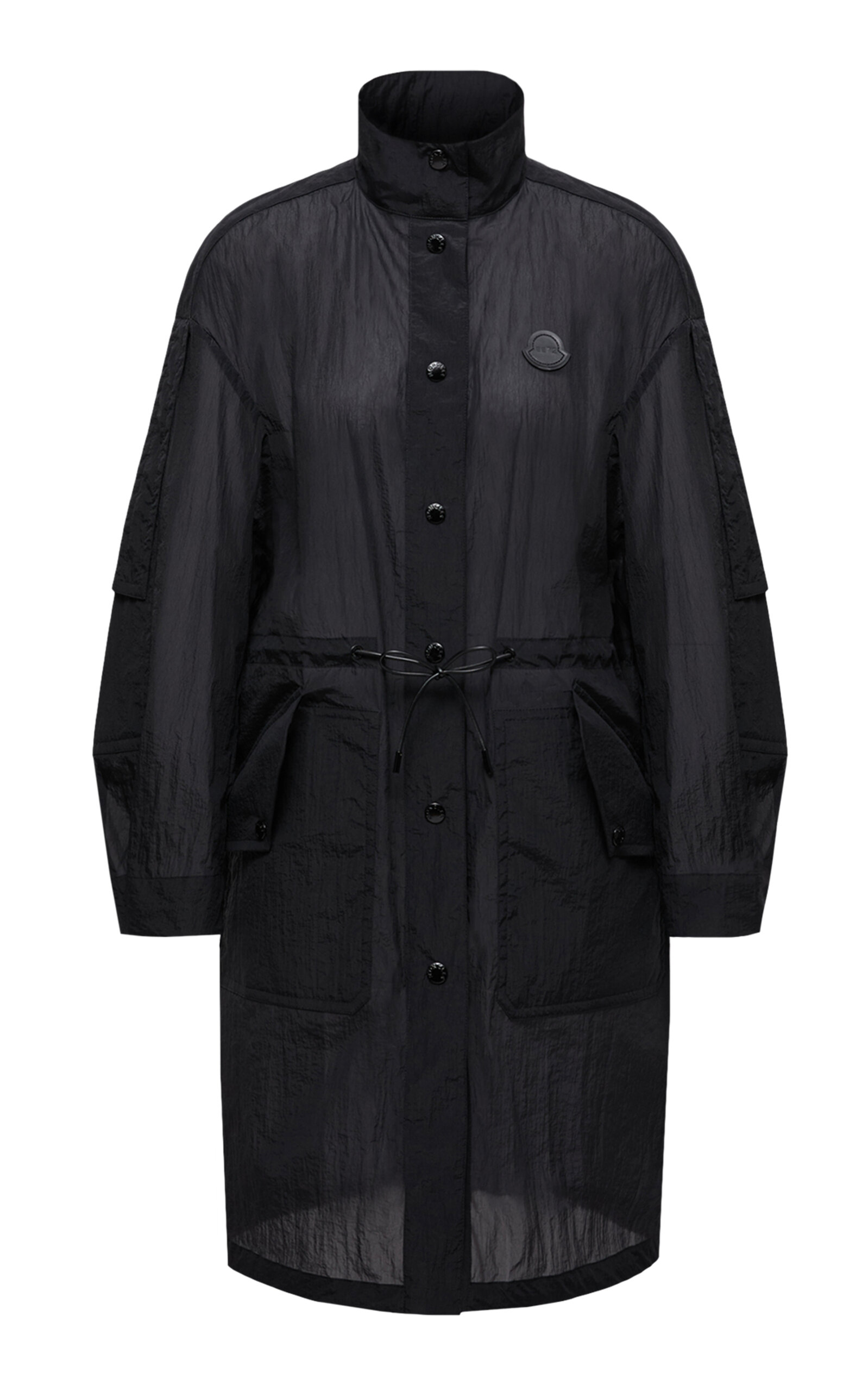 Moncler Genius X Ee72 By Edward Enninful Prapiroon Long Parka In Black