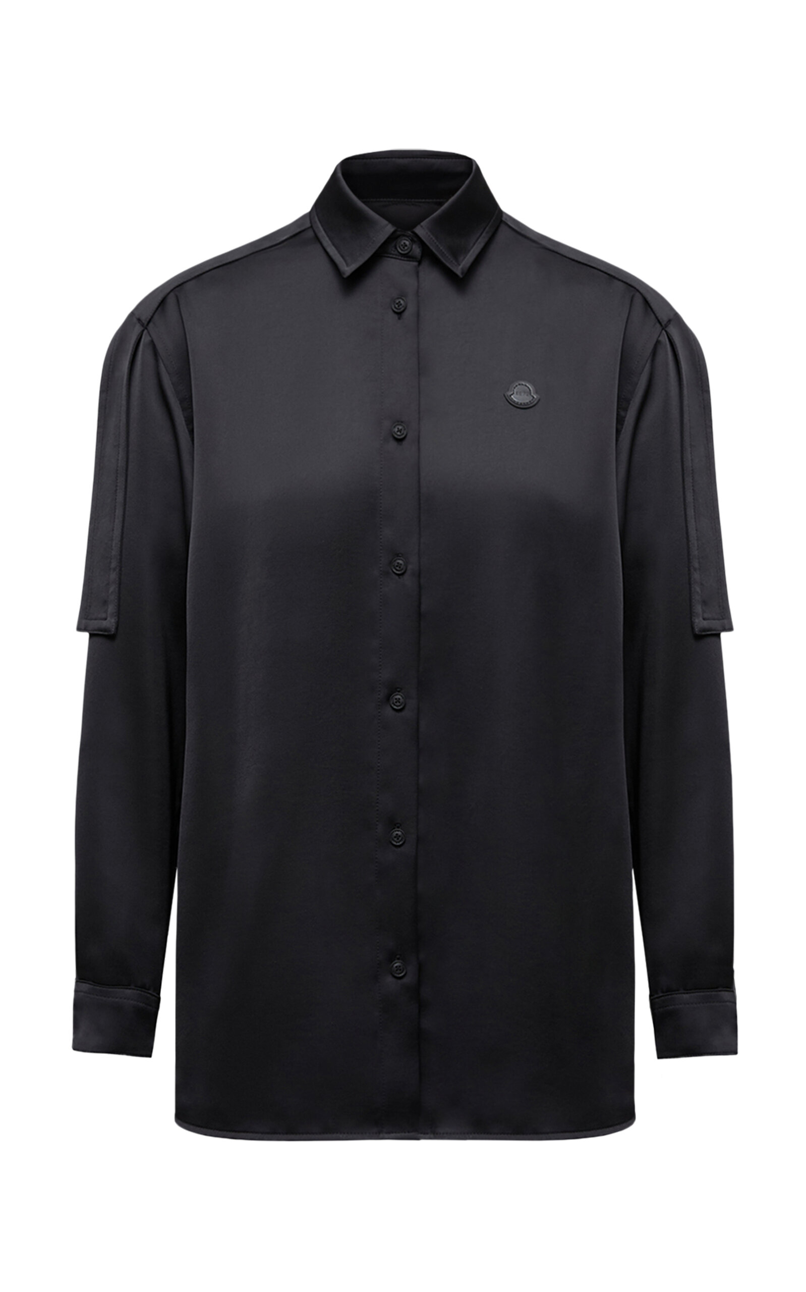Moncler Genius Edward Enninful Collaboration Shirt Epaulettes In Black