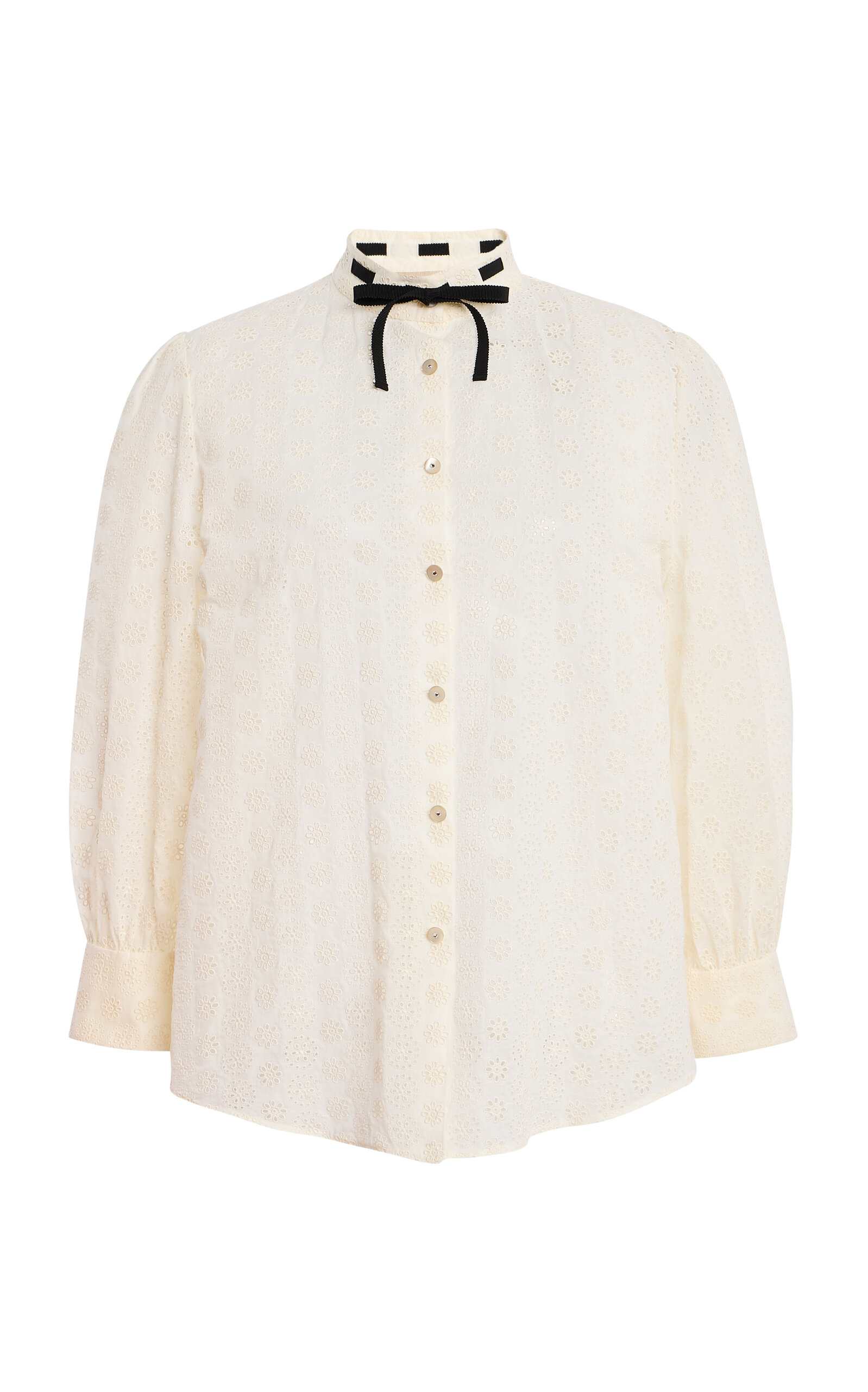 Valentino Garavani Embroidered Poplin Shirt
