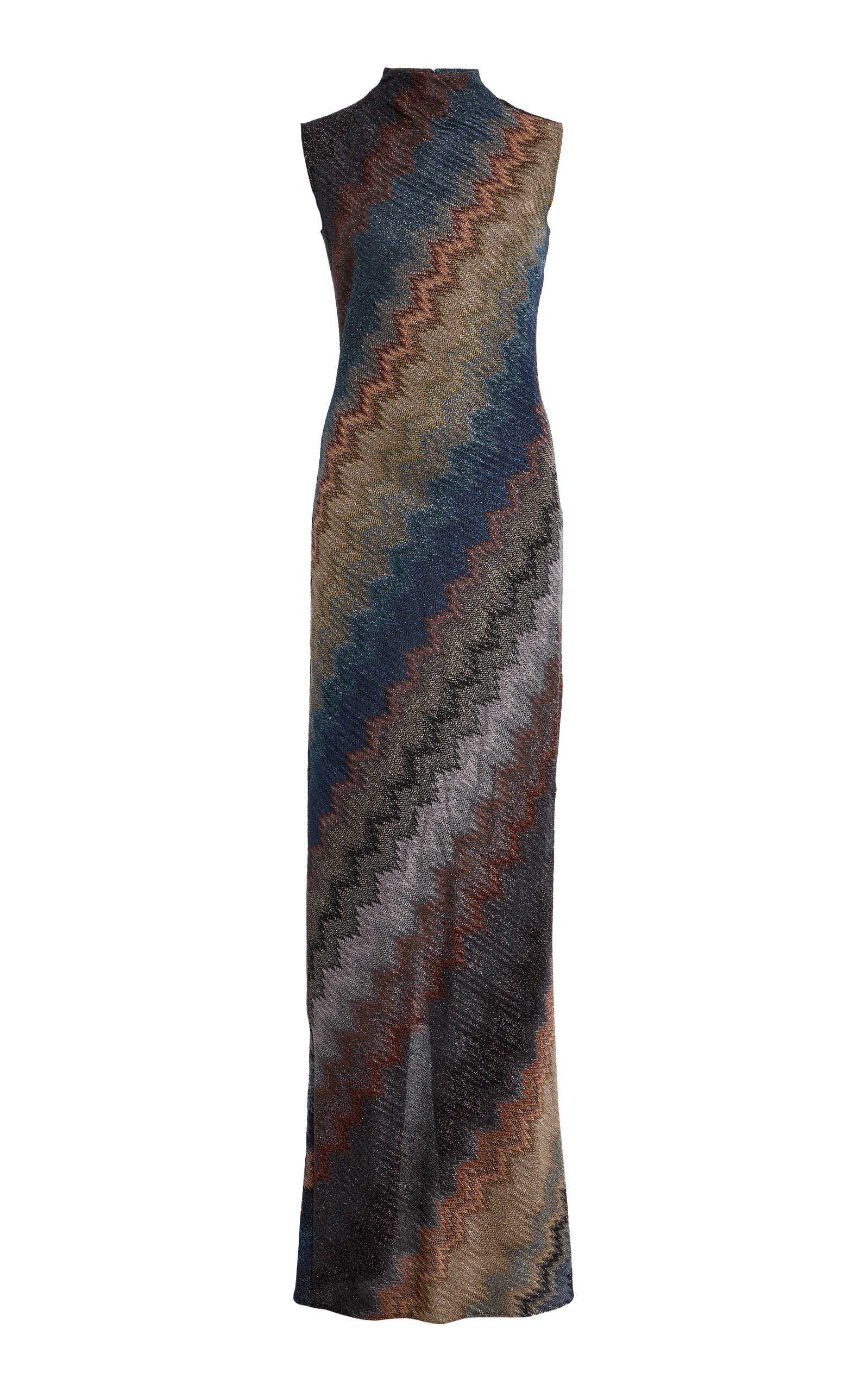 Missoni Knit Maxi Dress - Blue