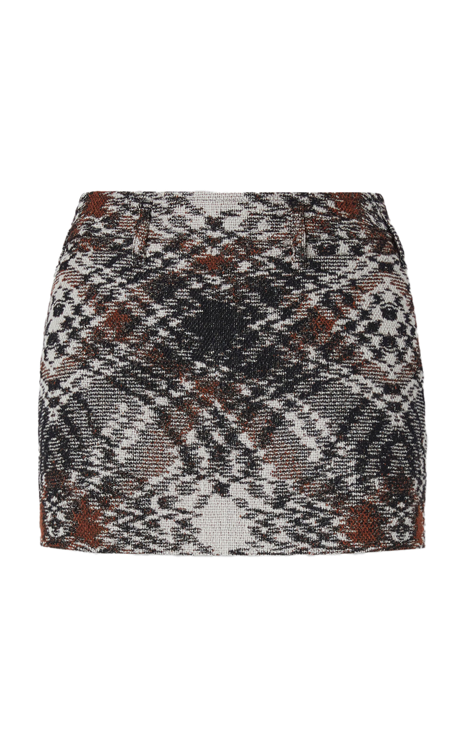 Knit Tweed Mini Skirt