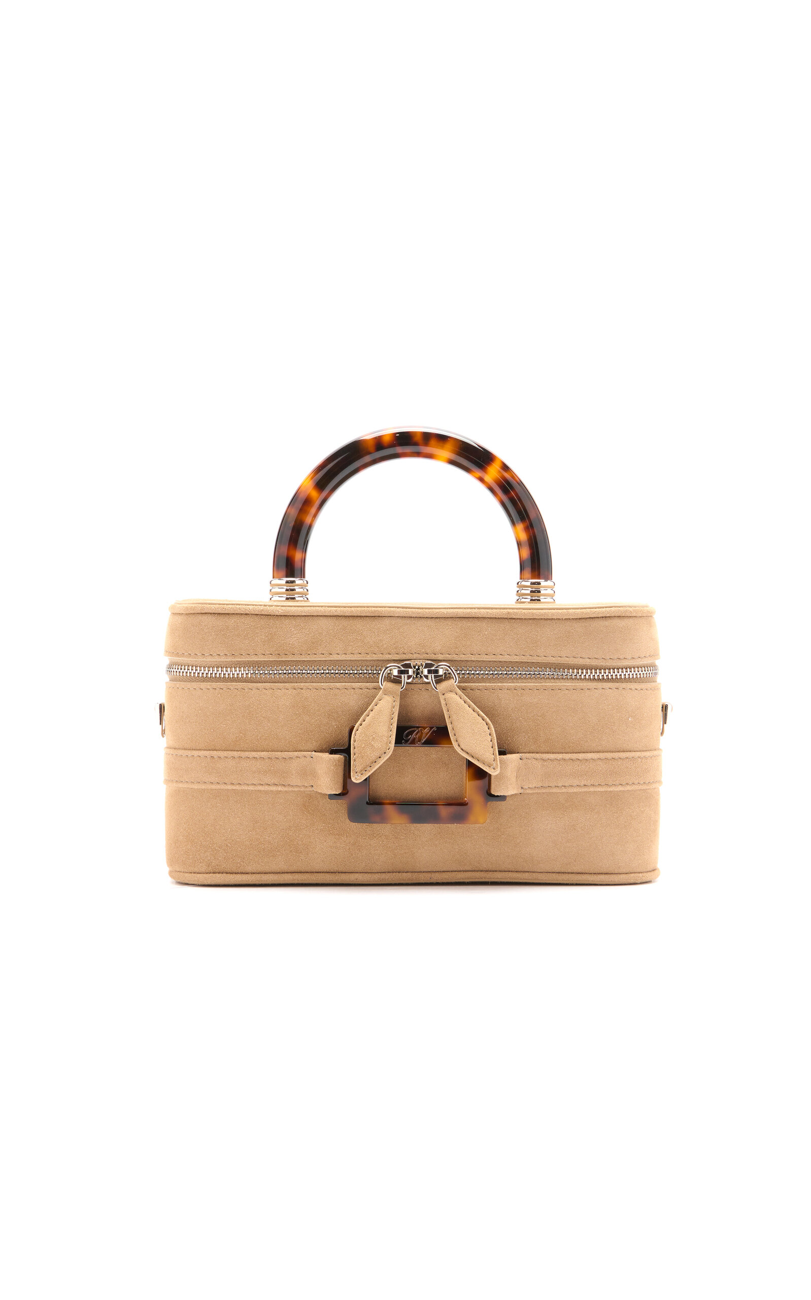 Roger Vivier Belle Vivier Suede Mini Vanity Bag