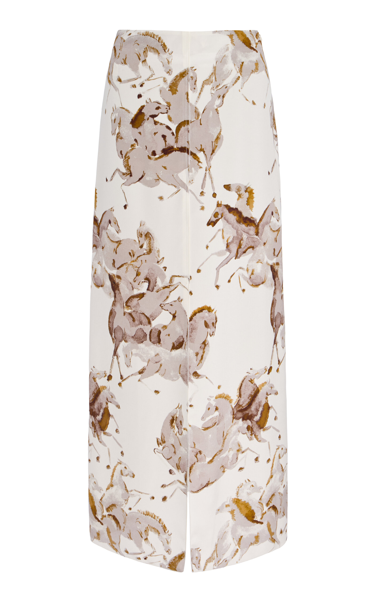 Altuzarra Benji Printed Silk Maxi Skirt