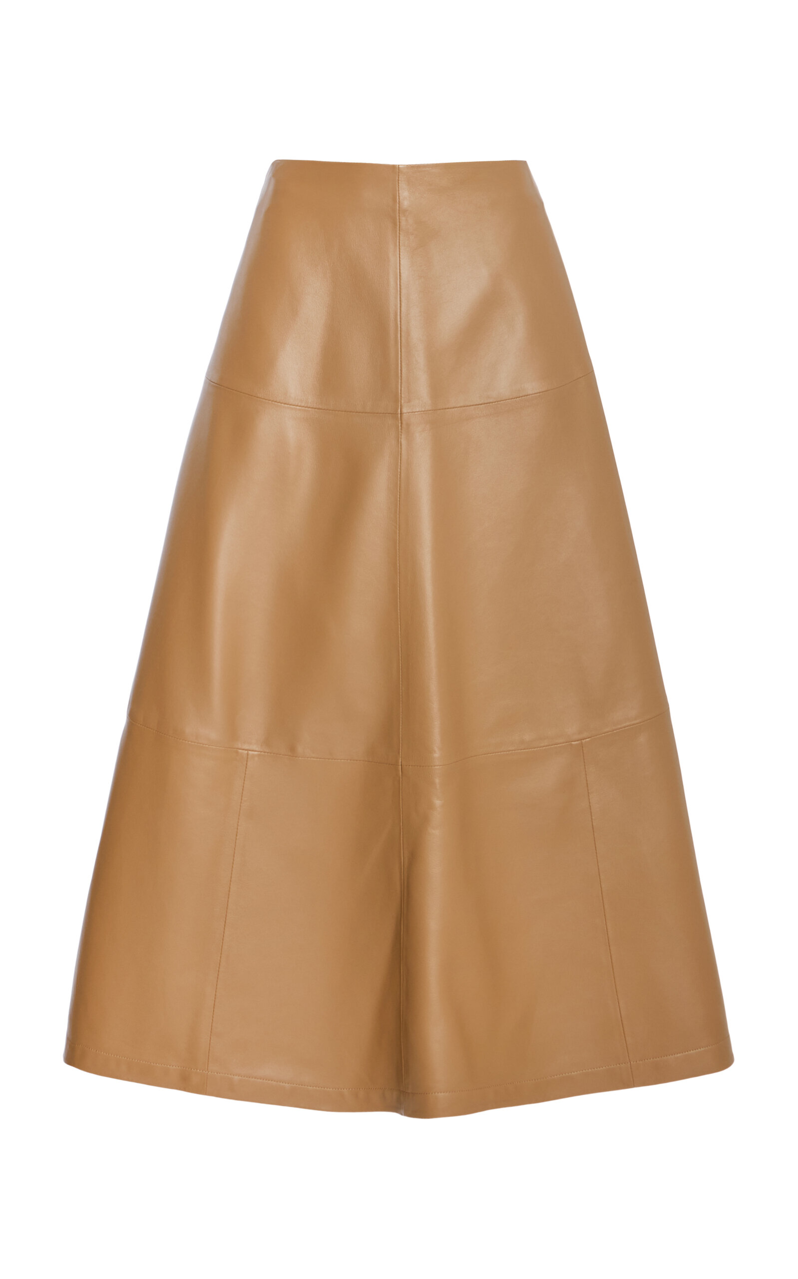 Altuzarra Varda Leather Midi Skirt