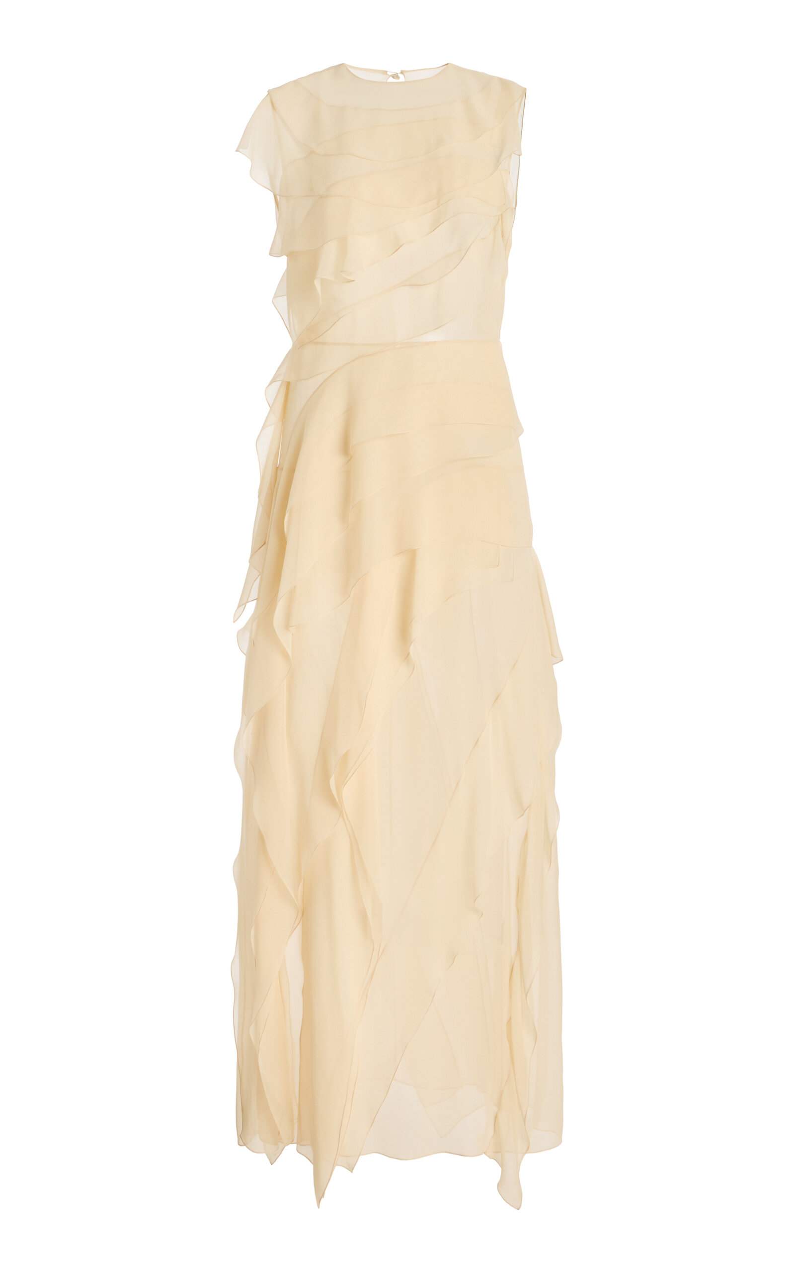 Altuzarra Gigi Ruffled Silk Maxi Dress