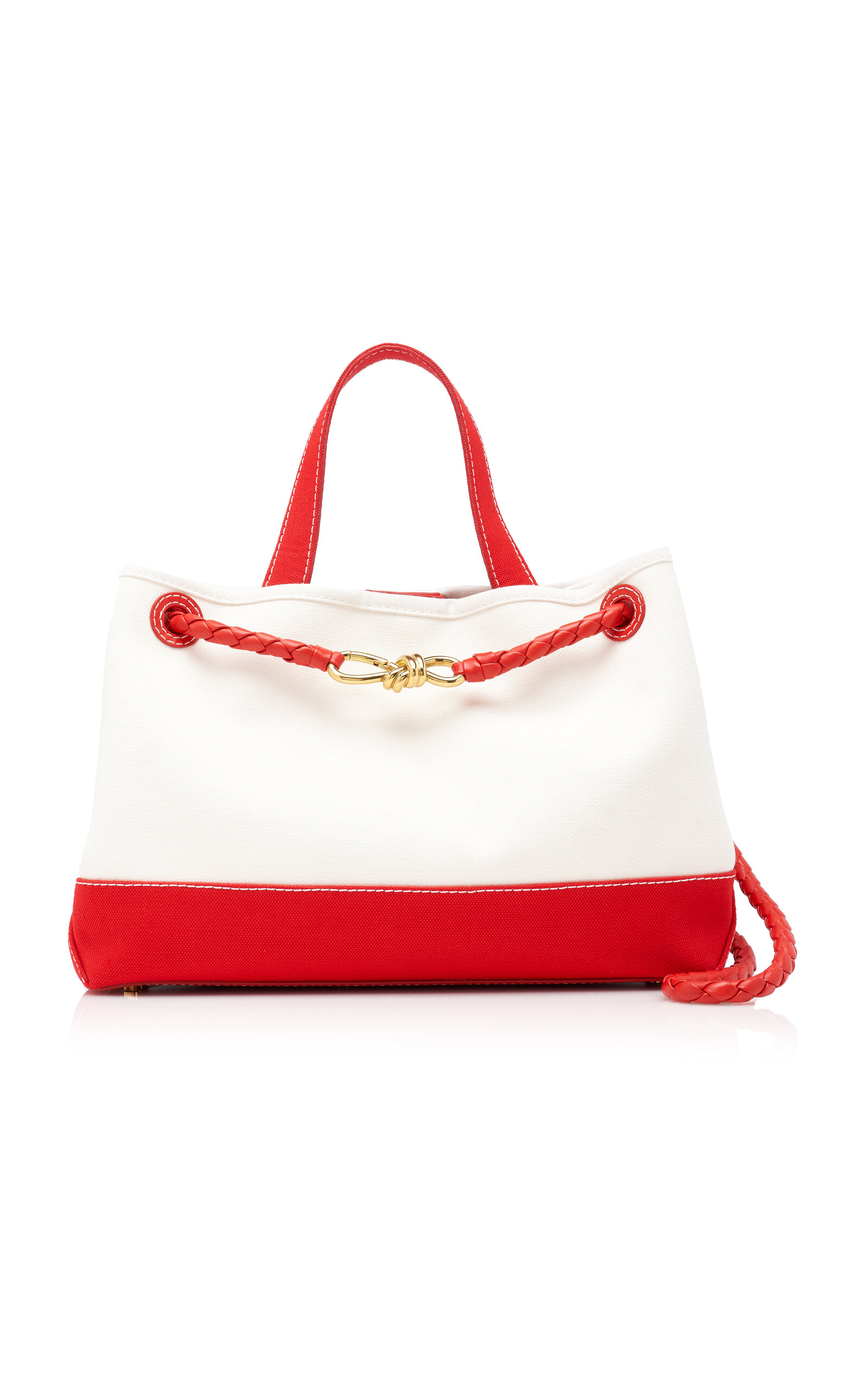 Bottega Veneta Andiamo Canvas Tote Bag