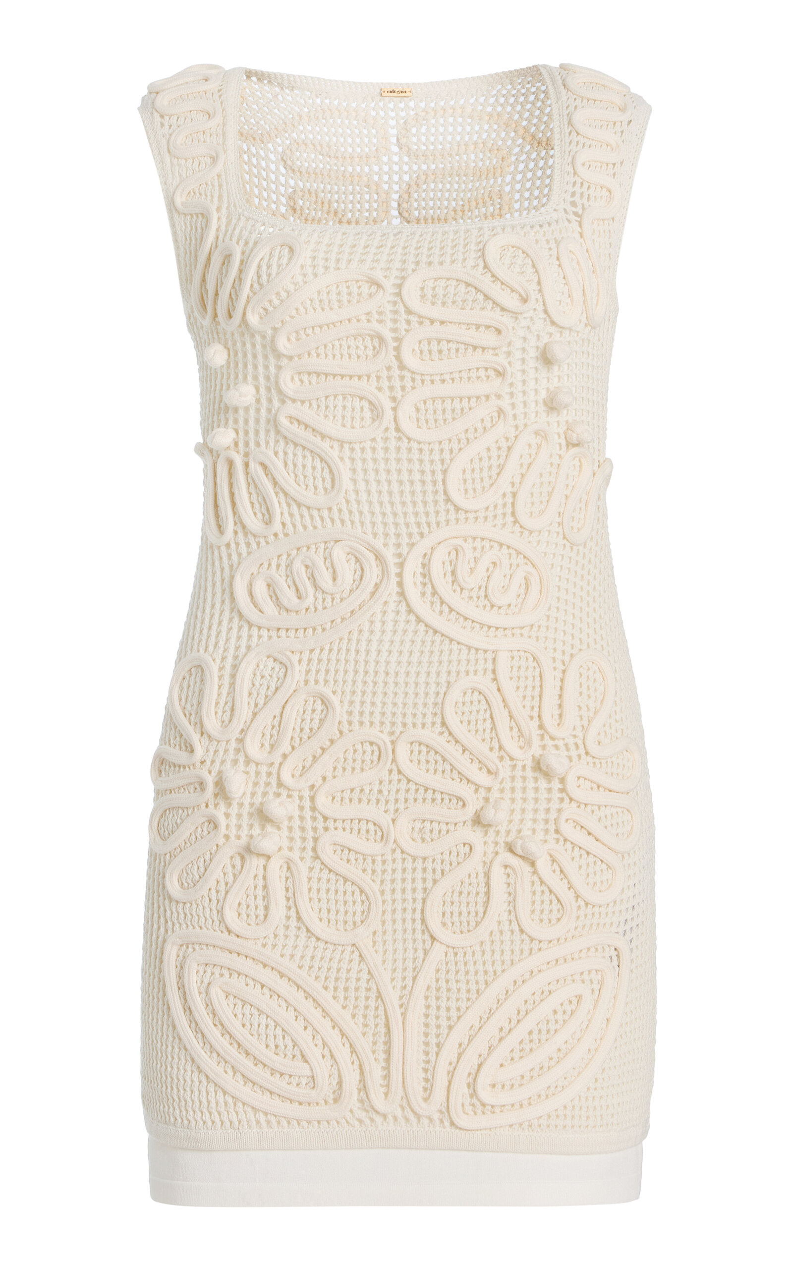 Cult Gaia Chimi Knit Mini Dress - White