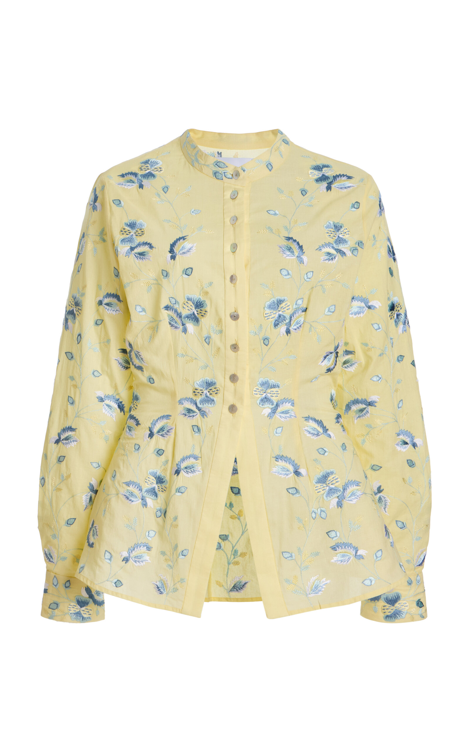 Juniper Embroidered-Cotton Shirt