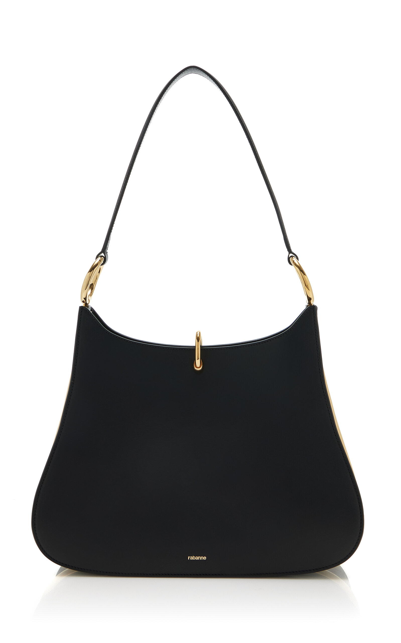 Rabanne Ring Leather Bag - Black - OS