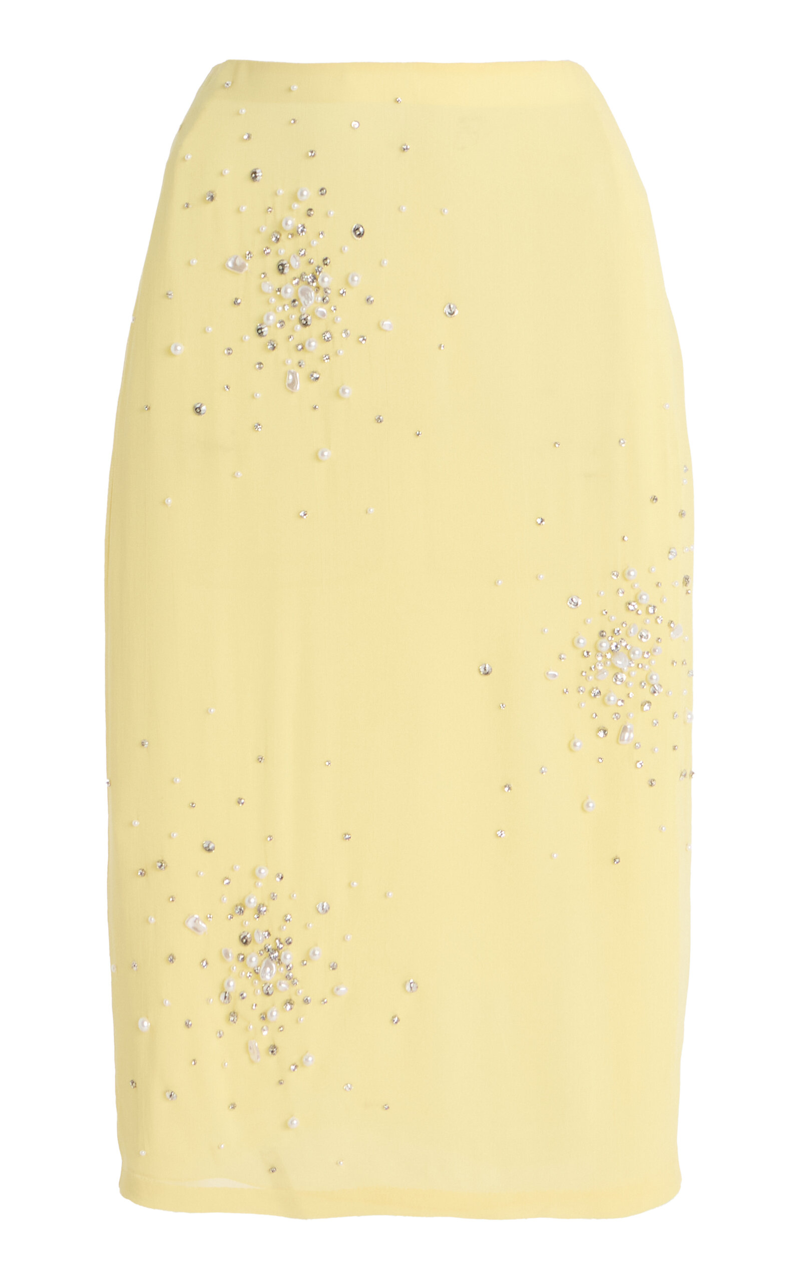 DES_PHEMMES Exclusive Riviera Embellished Midi Skirt