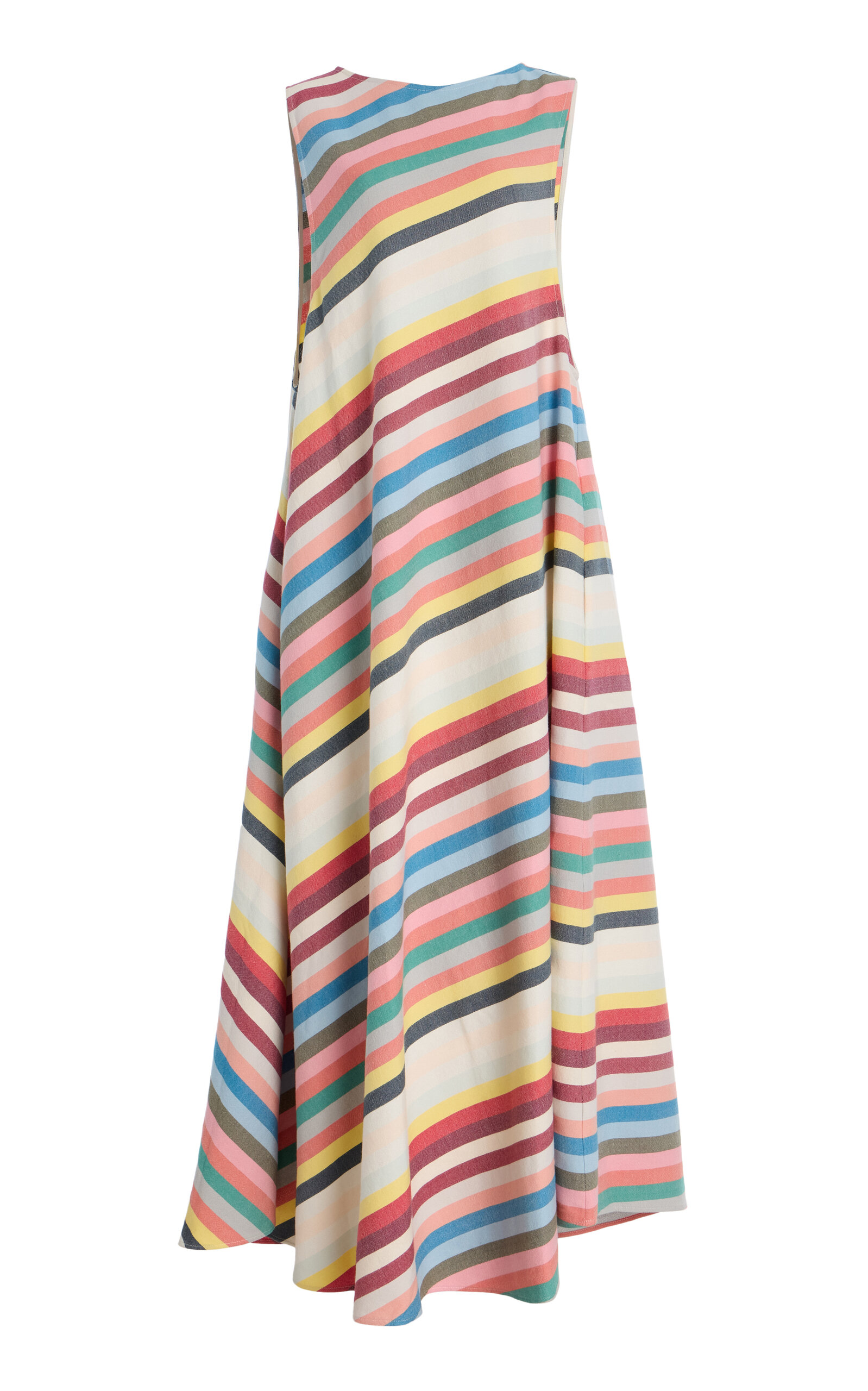 Exclusive Riviera Striped Cotton Maxi Dress